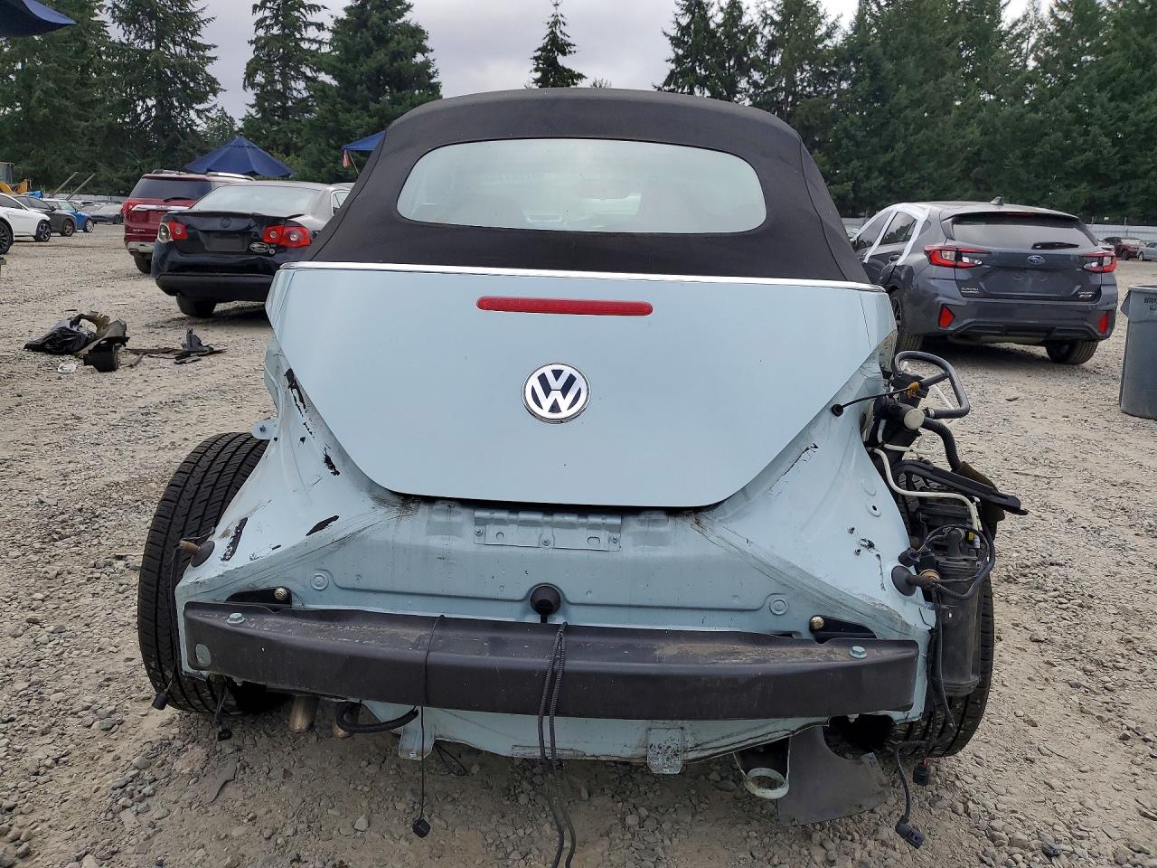 2003 Volkswagen New Beetle Gls Blue vin: 3VWCK21Y23M331250