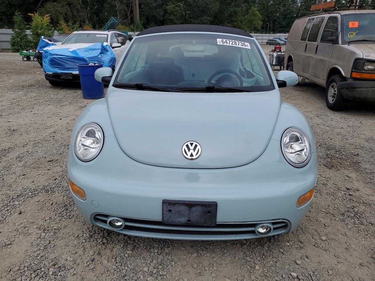 2003 Volkswagen New Beetle Gls Blue vin: 3VWCK21Y23M331250