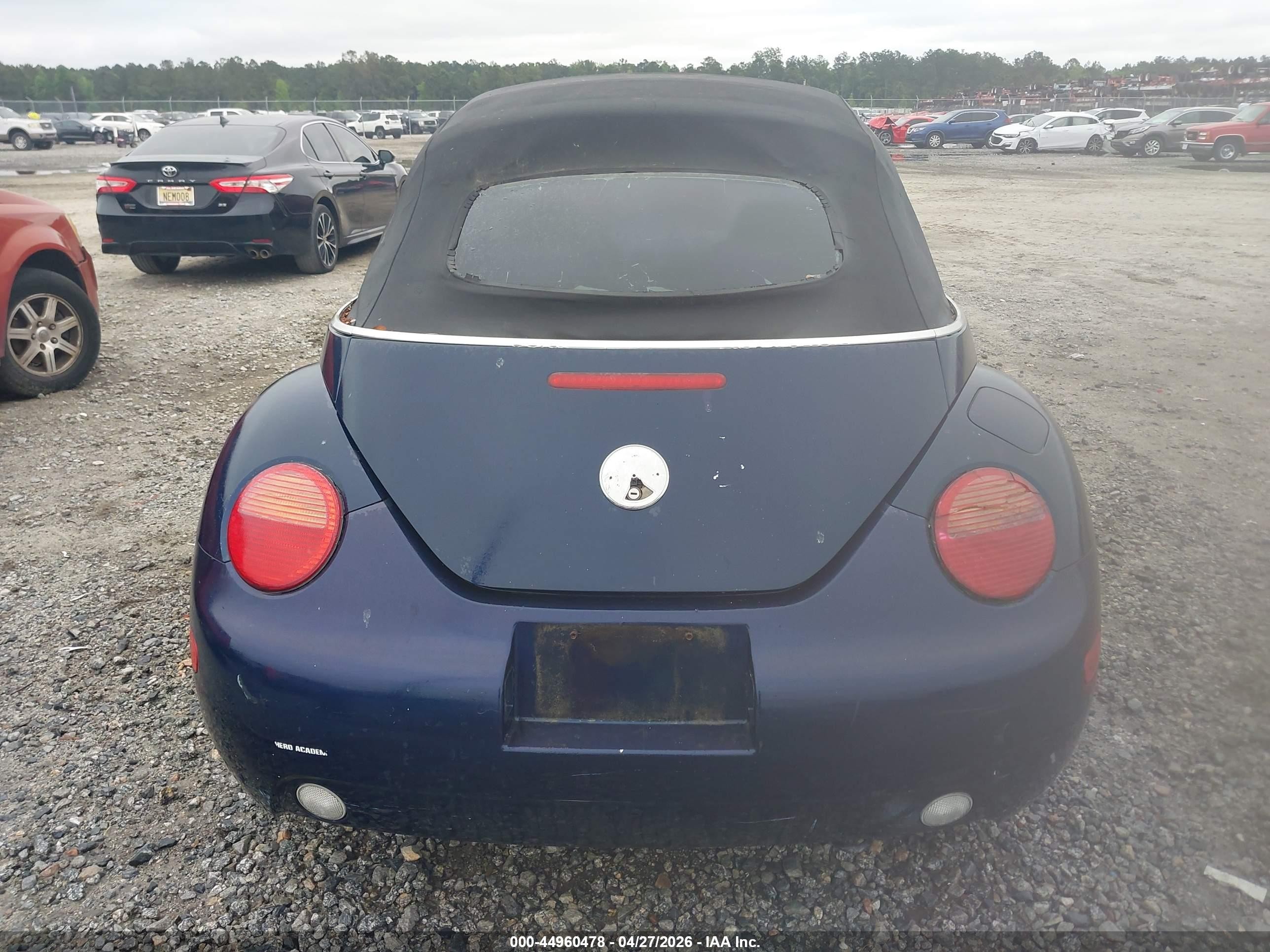 2003 Volkswagen New Beetle Gls Blue vin: 3VWCK21Y63M301071