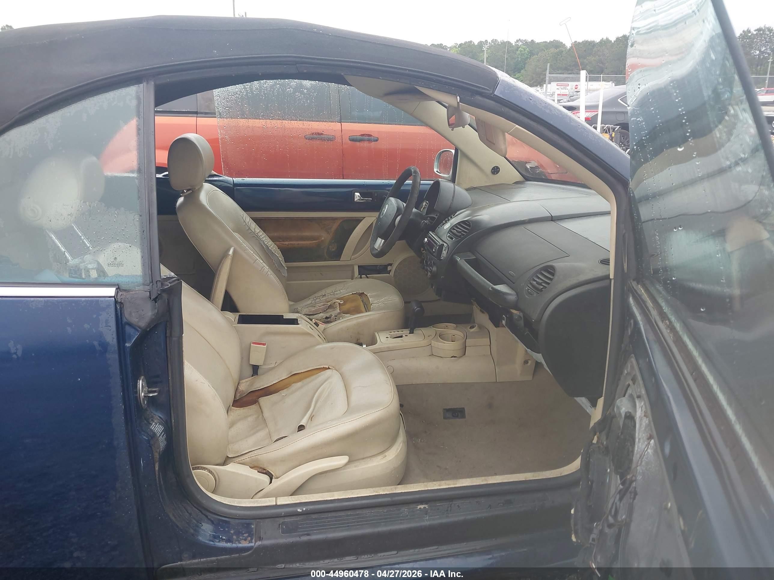 2003 Volkswagen New Beetle Gls Blue vin: 3VWCK21Y63M301071