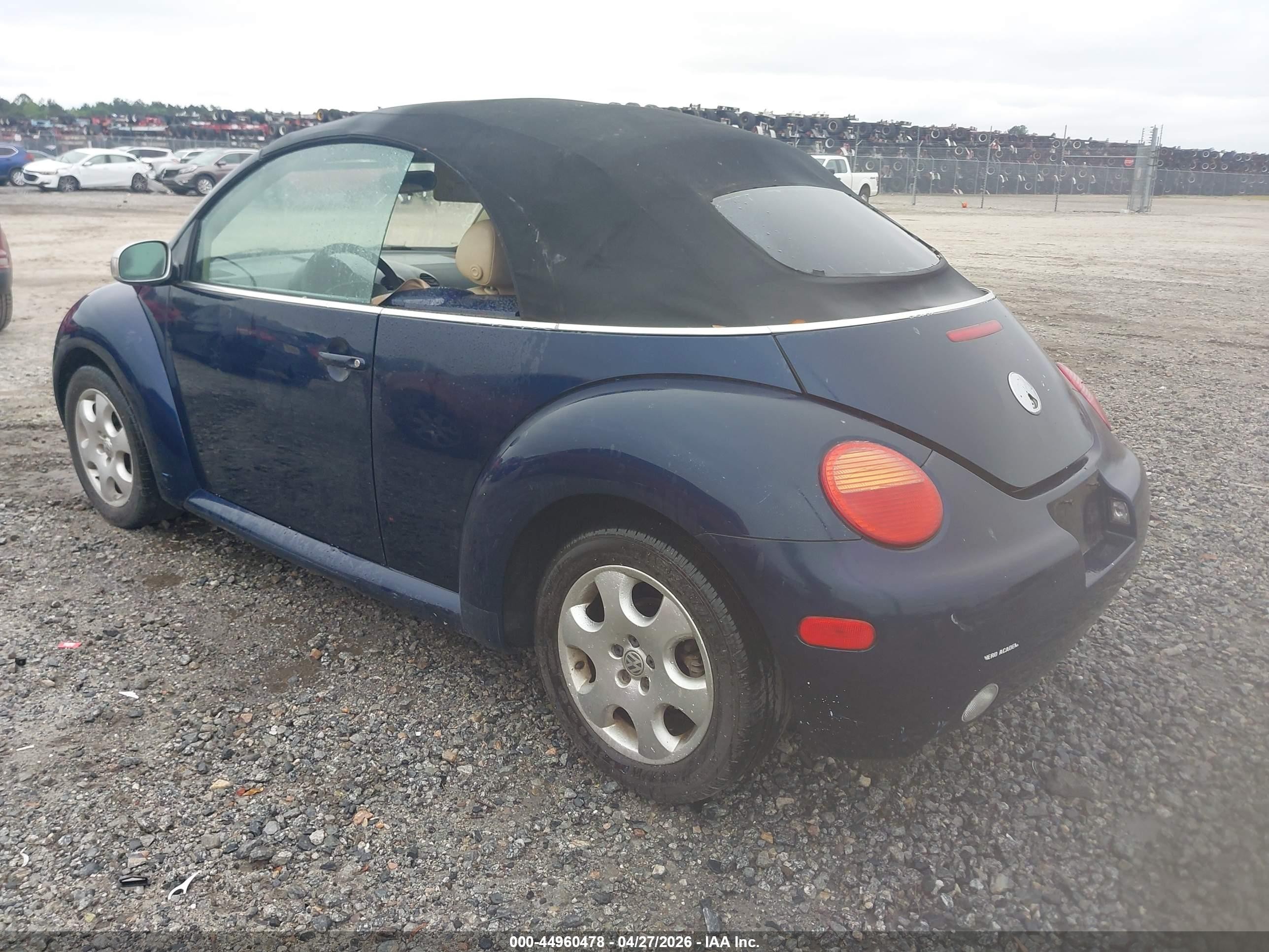 2003 Volkswagen New Beetle Gls Blue vin: 3VWCK21Y63M301071