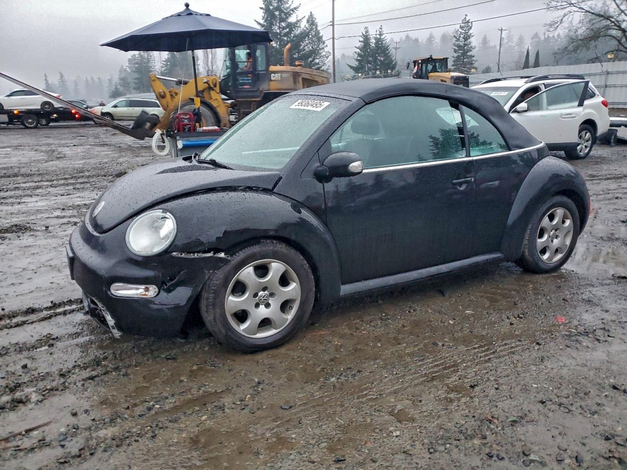 2003 Volkswagen New Beetle Gls Black vin: 3VWCK21Y63M320378