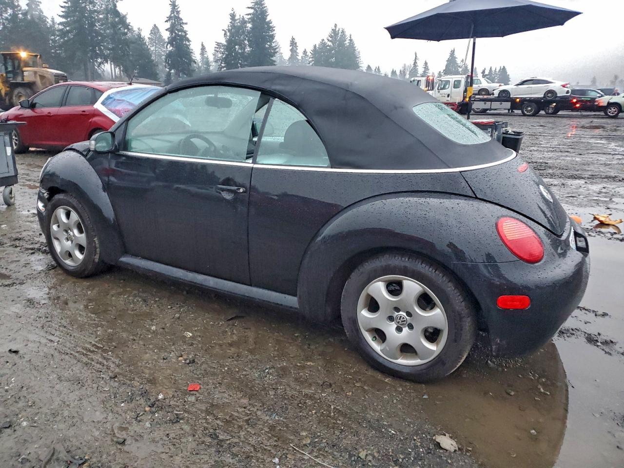 2003 Volkswagen New Beetle Gls Black vin: 3VWCK21Y63M320378