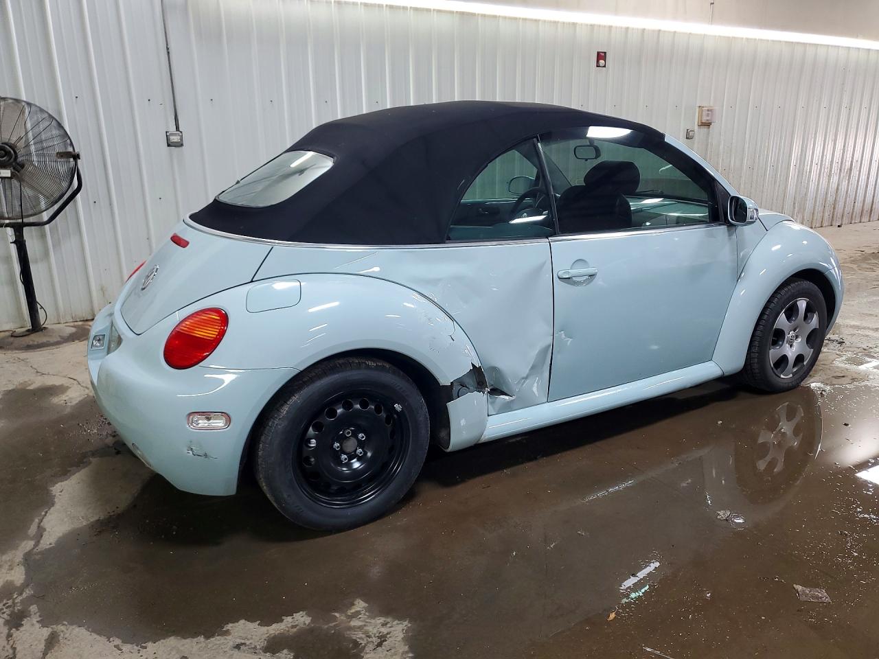 2003 Volkswagen New Beetle Gls Blue vin: 3VWCK21Y63M330442