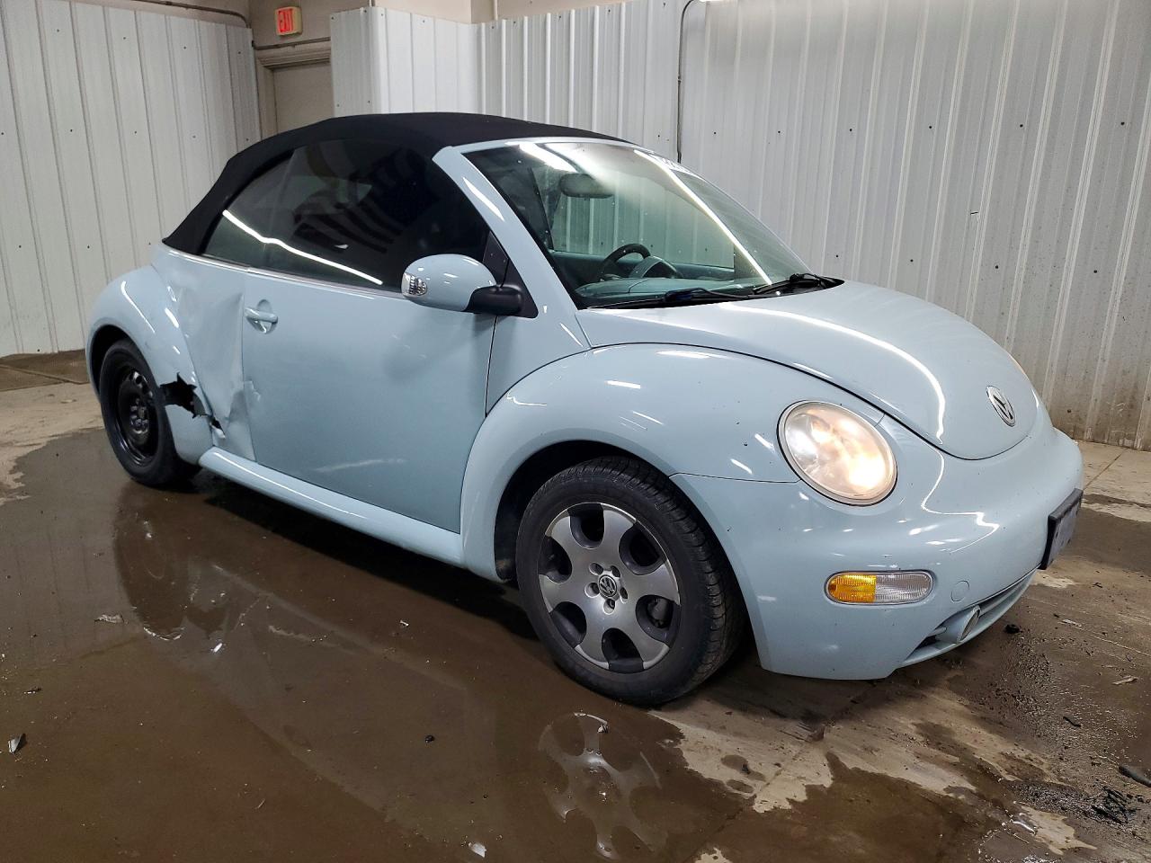 2003 Volkswagen New Beetle Gls Blue vin: 3VWCK21Y63M330442
