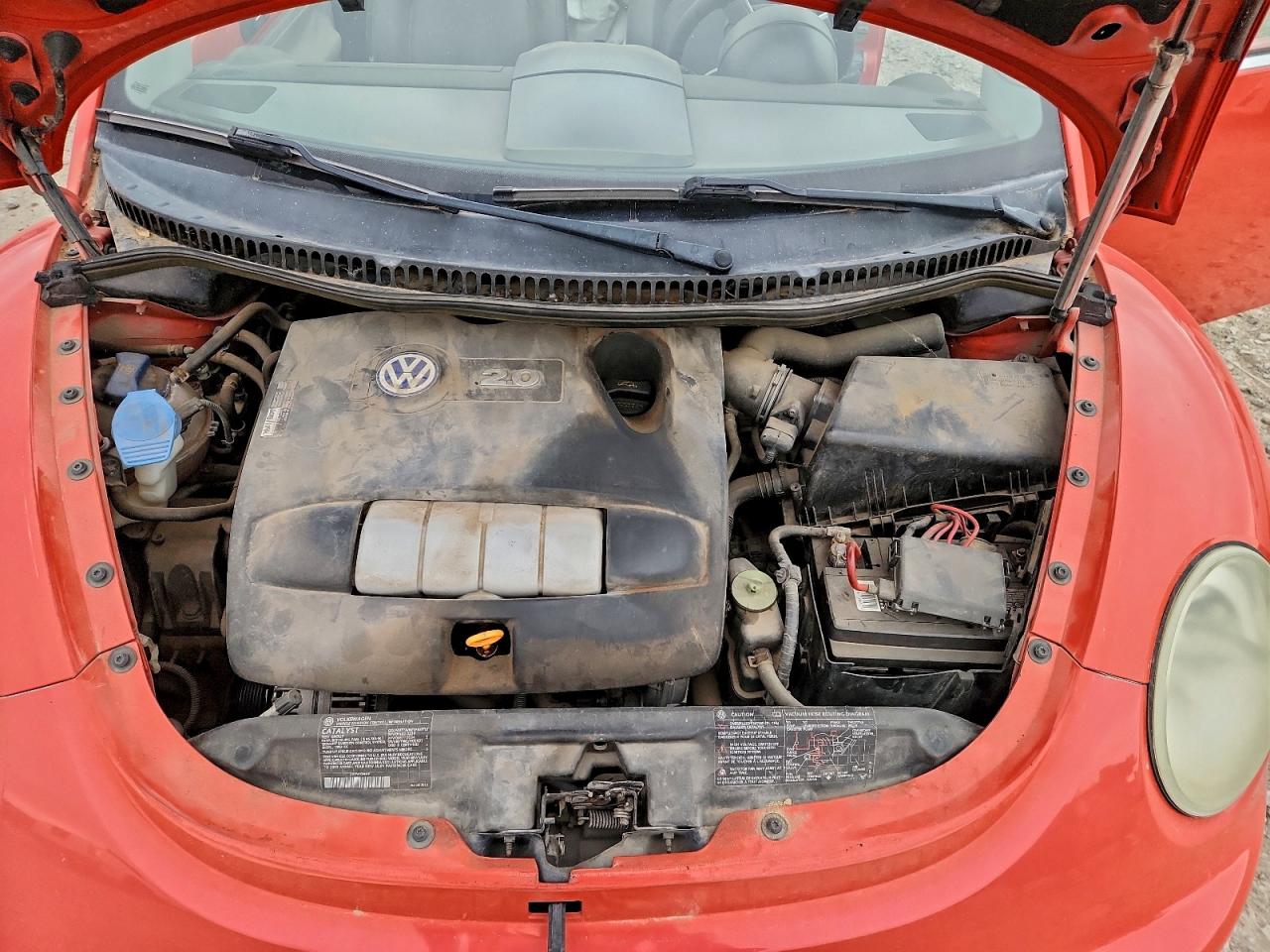 2003 Volkswagen New Beetle Gls Orange vin: 3VWCK21Y93M324943