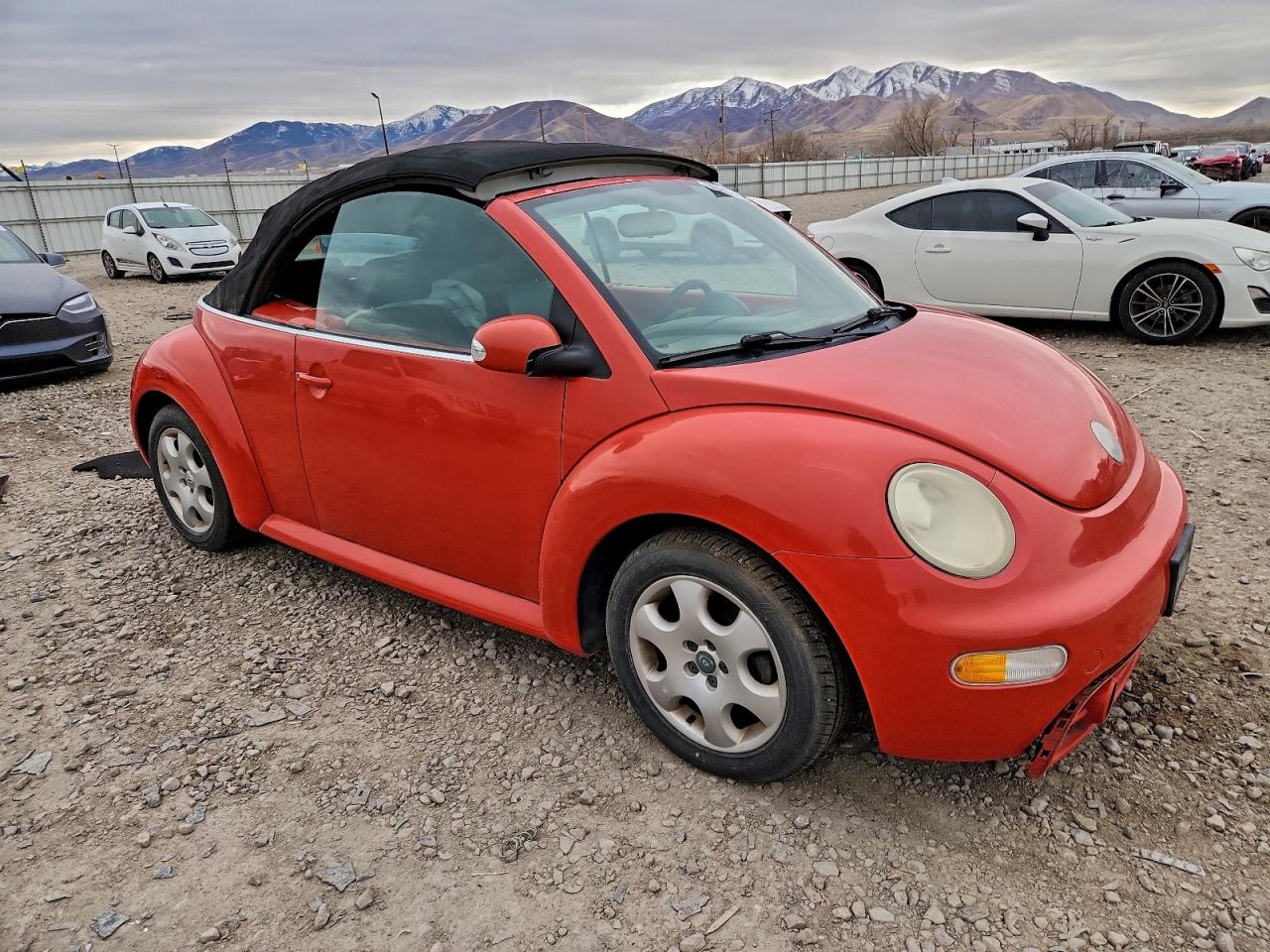 2003 Volkswagen New Beetle Gls Orange vin: 3VWCK21Y93M324943