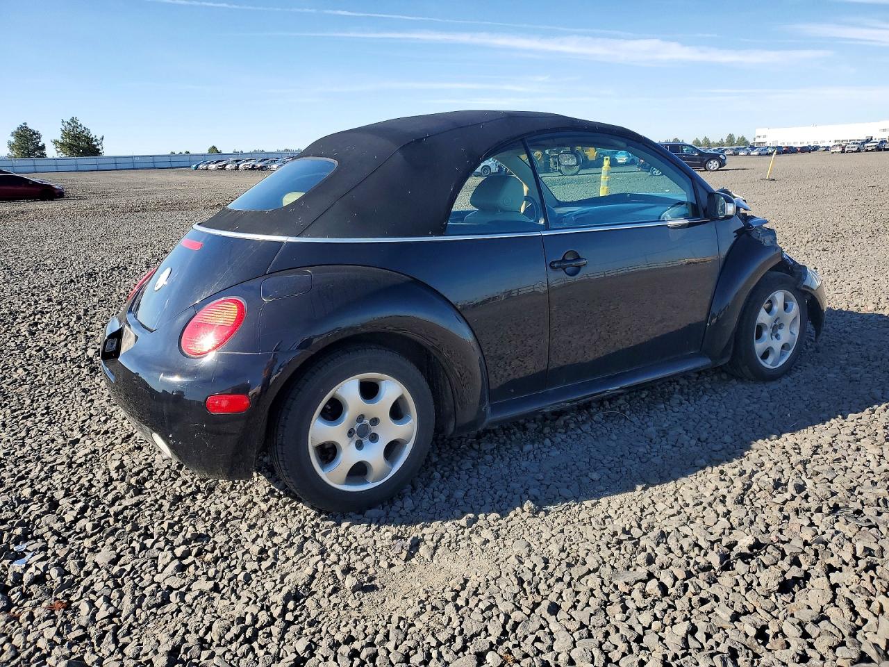 2003 Volkswagen New Beetle Gls Black vin: 3VWCK21YX3M317841