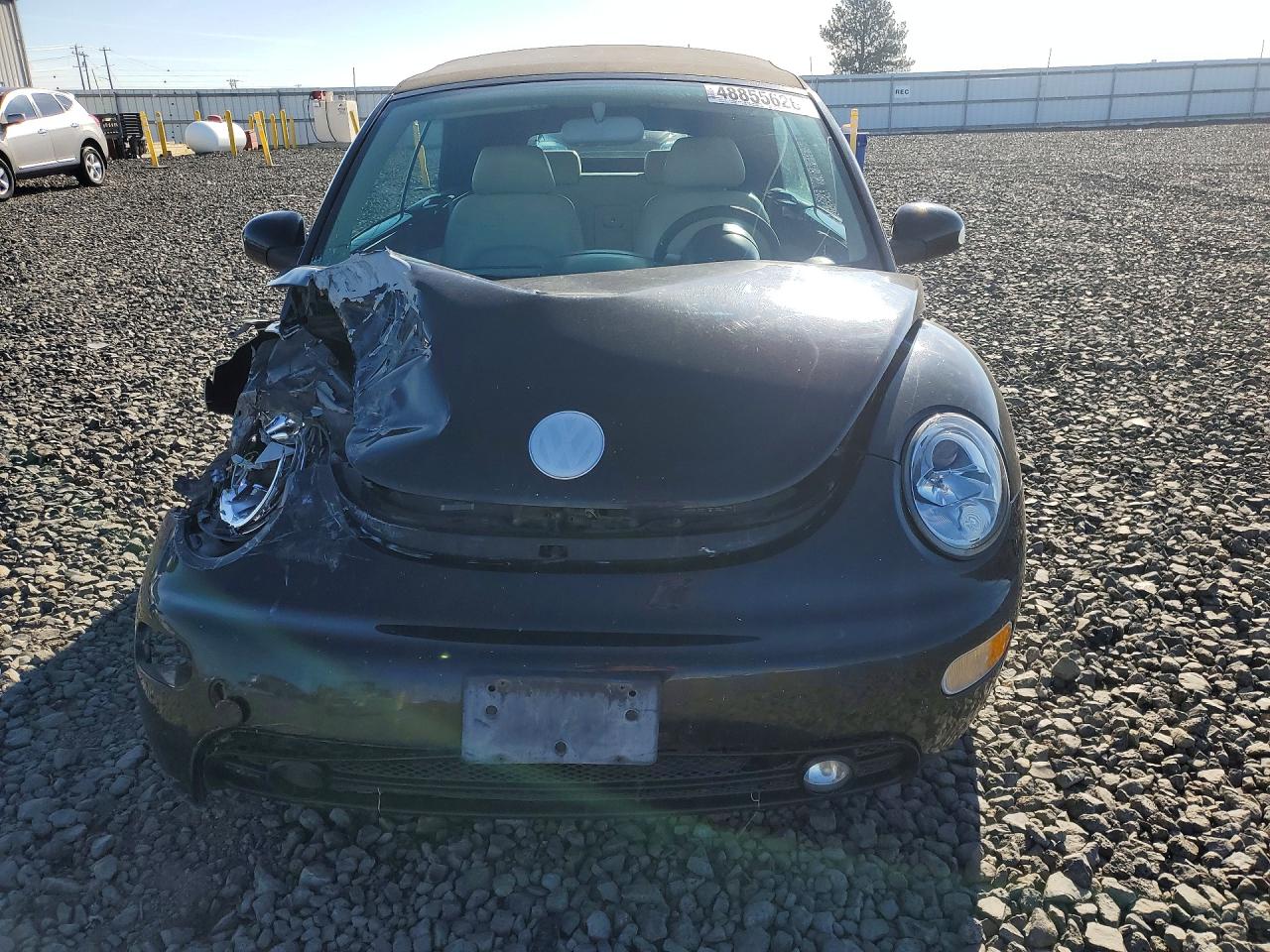 2003 Volkswagen New Beetle Gls Black vin: 3VWCK21YX3M317841