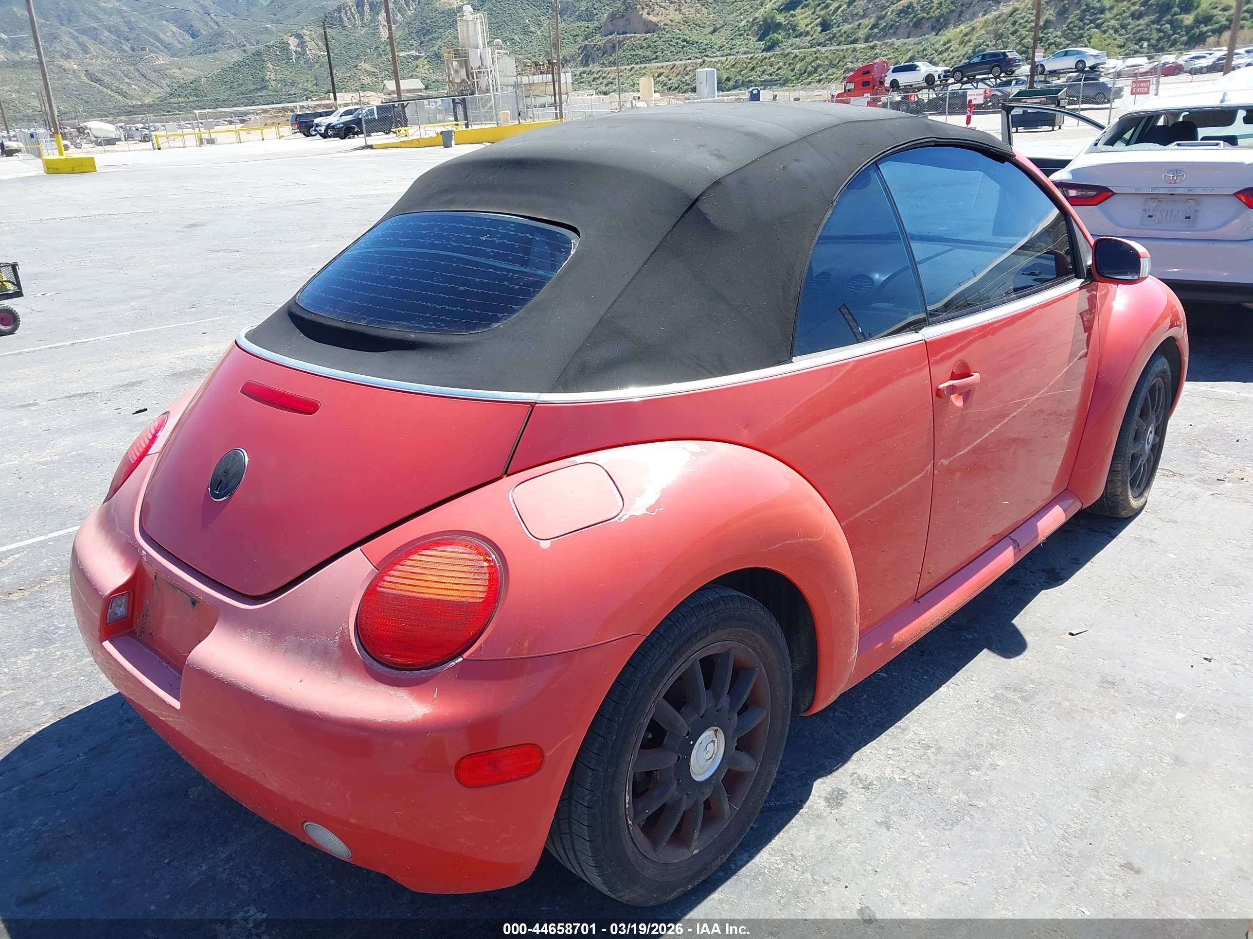 2003 Volkswagen New Beetle Gls Red vin: 3VWCK21YX3M332131