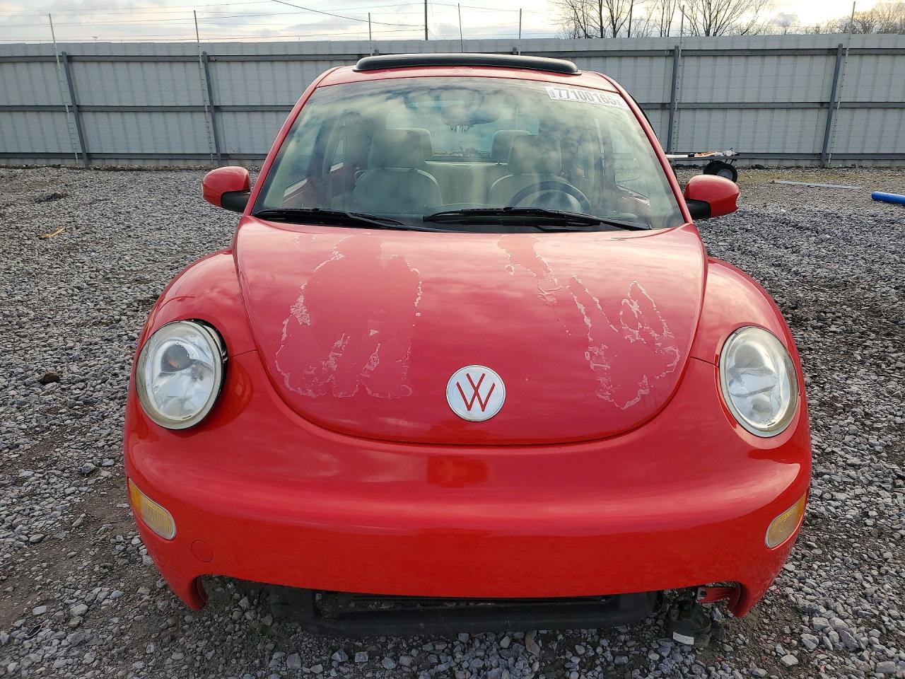 2004 Volkswagen New Beetle Gls Red vin: 3VWCK31C04M406653