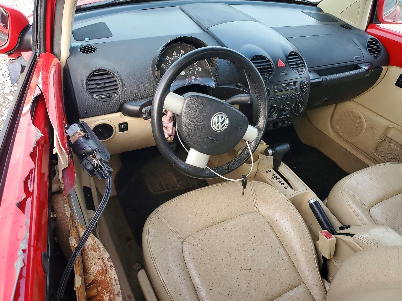 2004 Volkswagen New Beetle Gls Red vin: 3VWCK31C04M406653