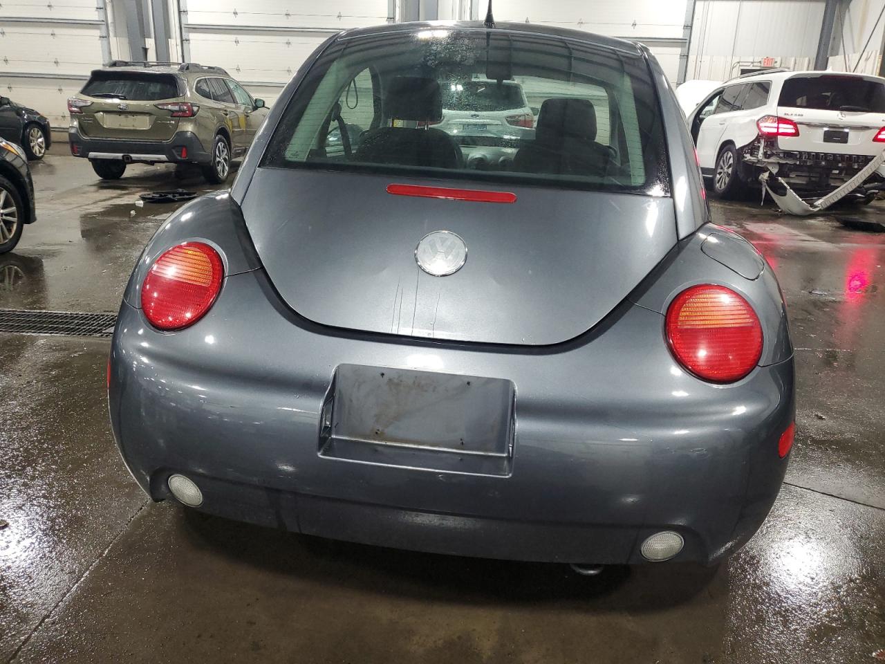 2004 Volkswagen New Beetle Gls Gray vin: 3VWCK31C04M417314