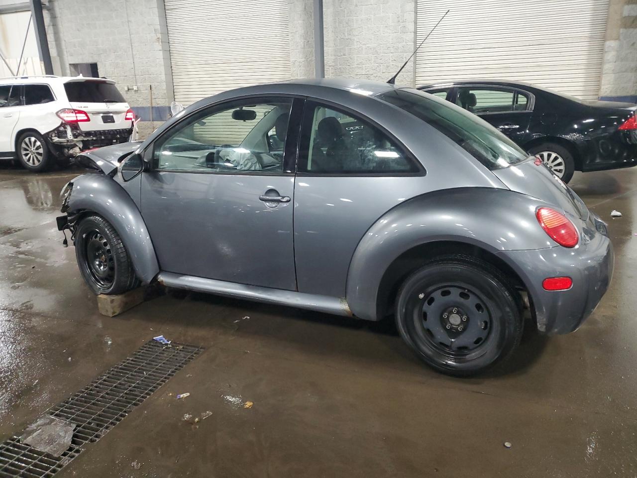 2004 Volkswagen New Beetle Gls Gray vin: 3VWCK31C04M417314