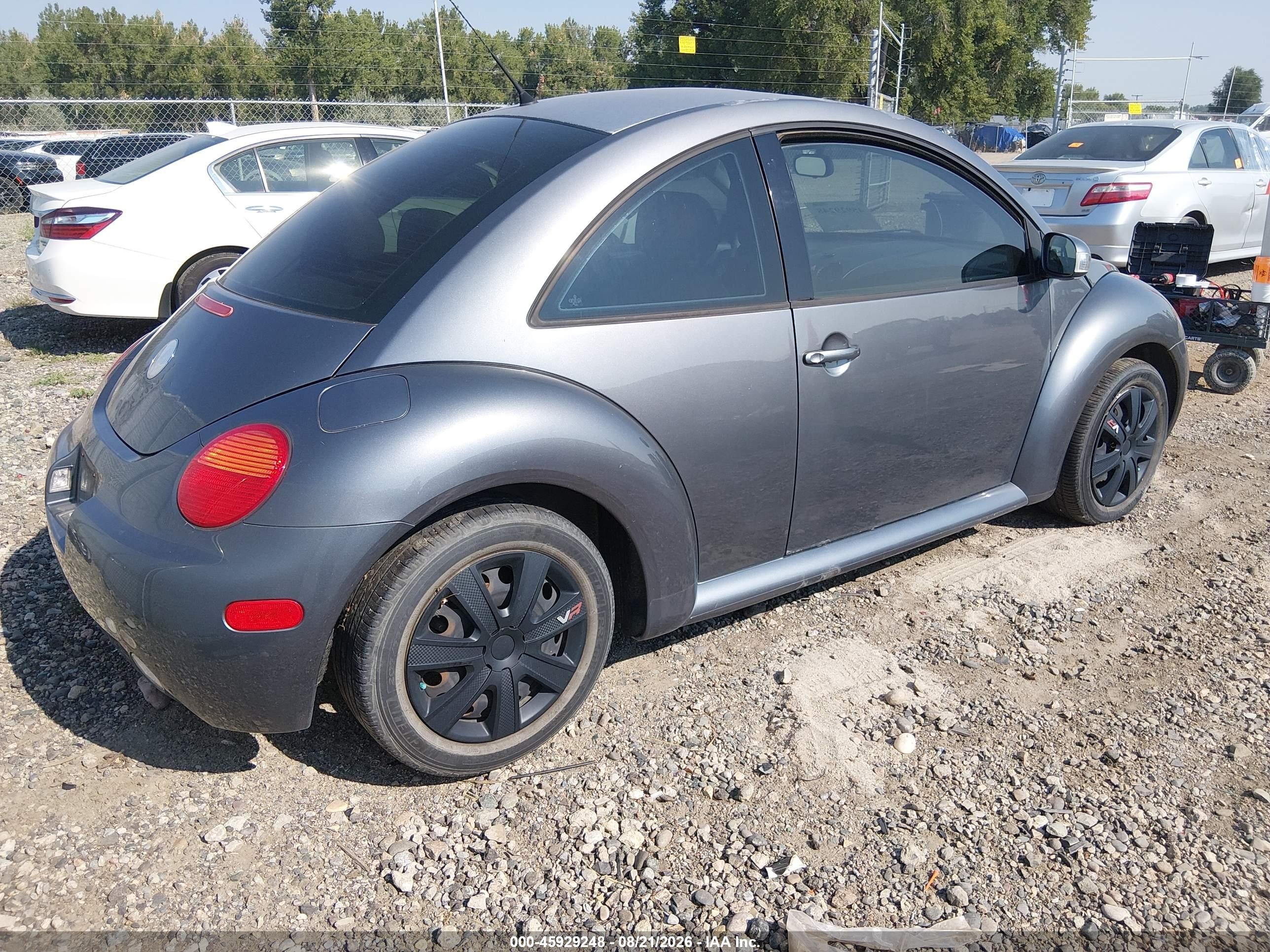 2005 Volkswagen New Beetle Gls Gray vin: 3VWCK31C05M410719