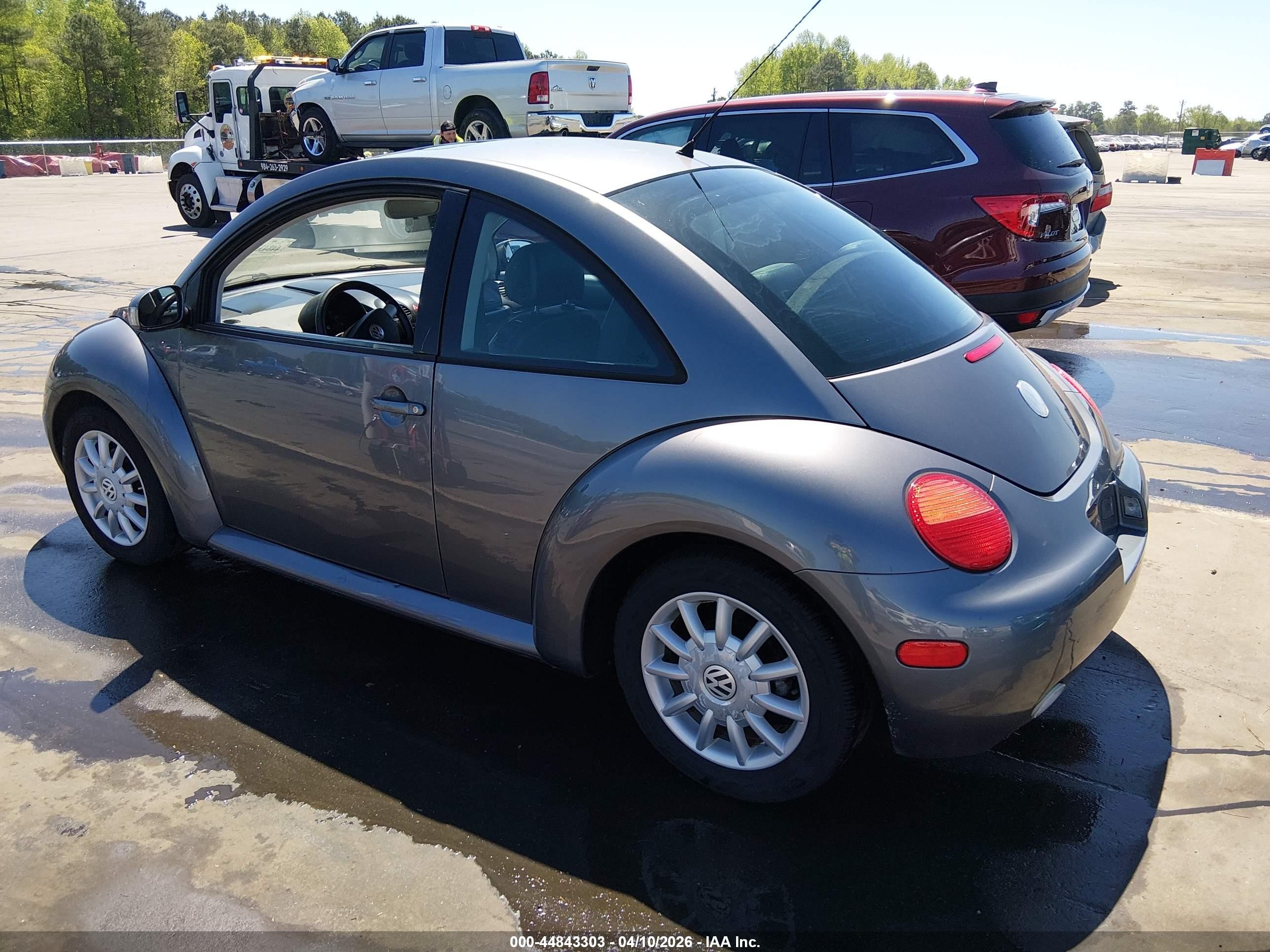 2005 Volkswagen New Beetle Gls Light Blue vin: 3VWCK31C05M414110