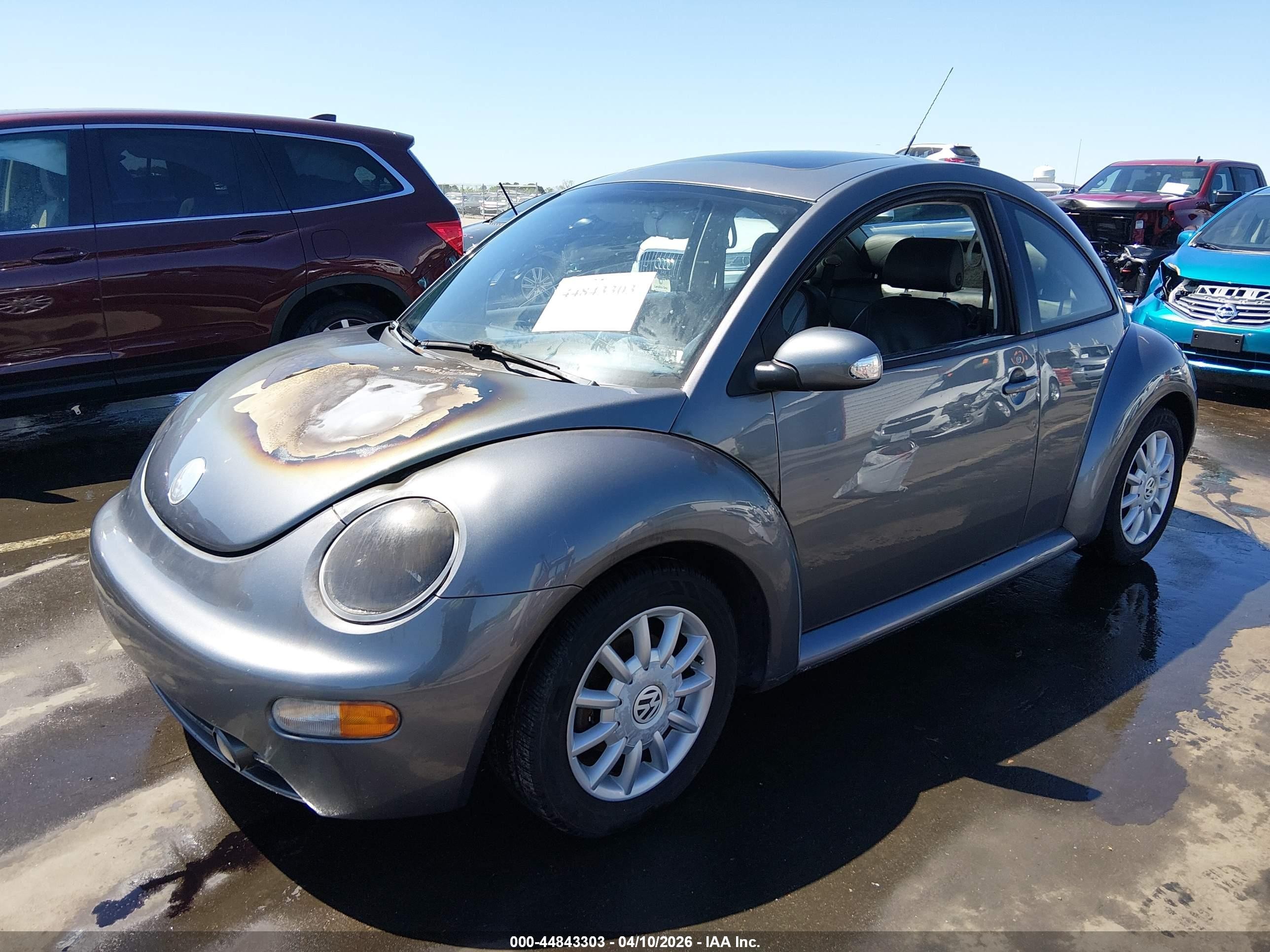 2005 Volkswagen New Beetle Gls Light Blue vin: 3VWCK31C05M414110