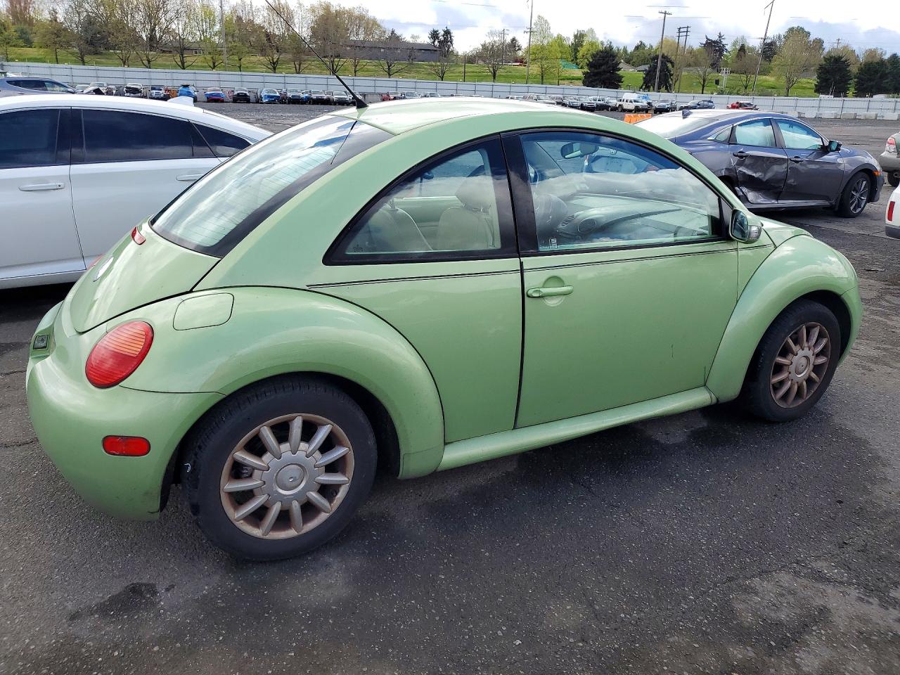 2005 Volkswagen New Beetle Gls Green vin: 3VWCK31C25M414397