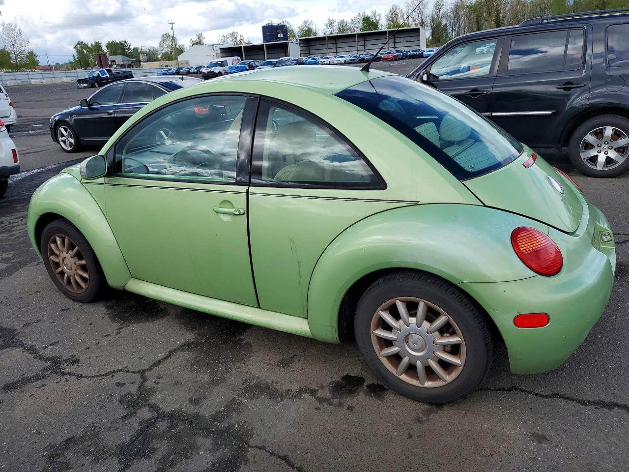2005 Volkswagen New Beetle Gls Green vin: 3VWCK31C25M414397