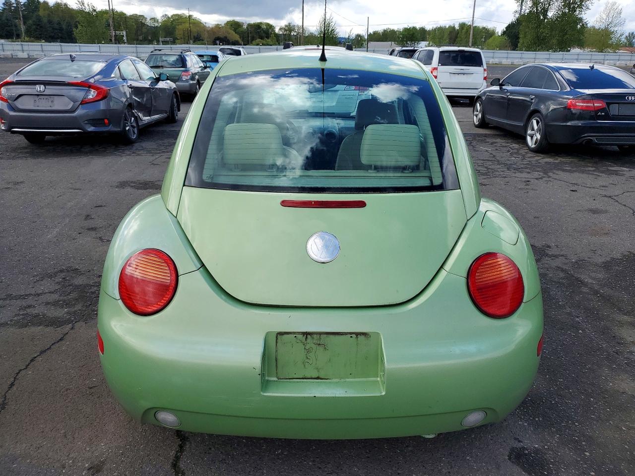 2005 Volkswagen New Beetle Gls Green vin: 3VWCK31C25M414397