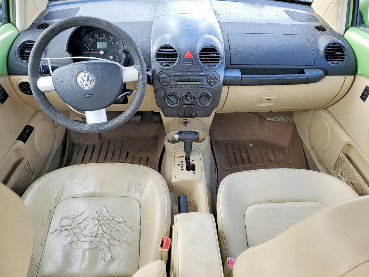 2005 Volkswagen New Beetle Gls Green vin: 3VWCK31C25M414397