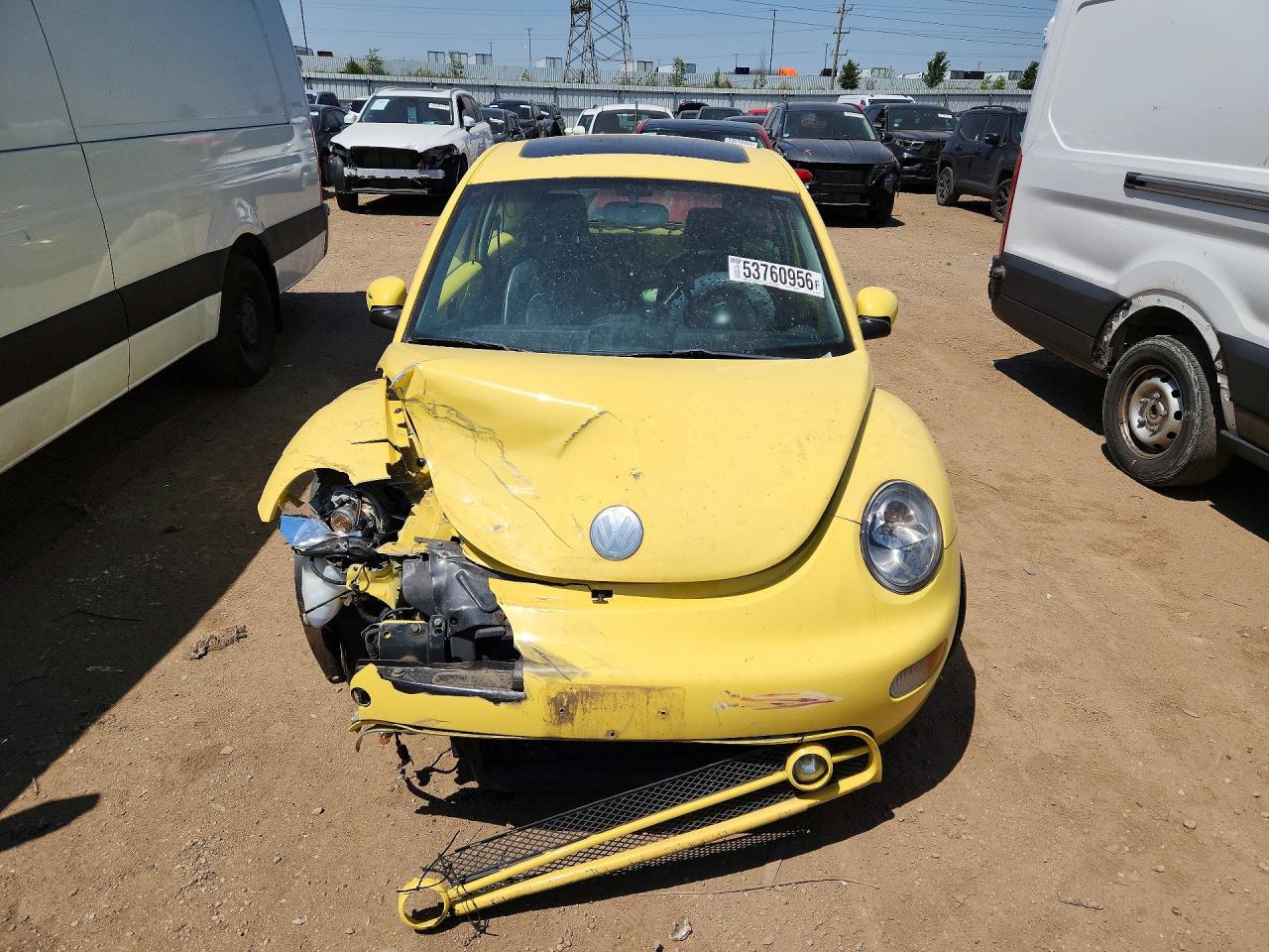 2005 Volkswagen New Beetle Gls Yellow vin: 3VWCK31C65M401264