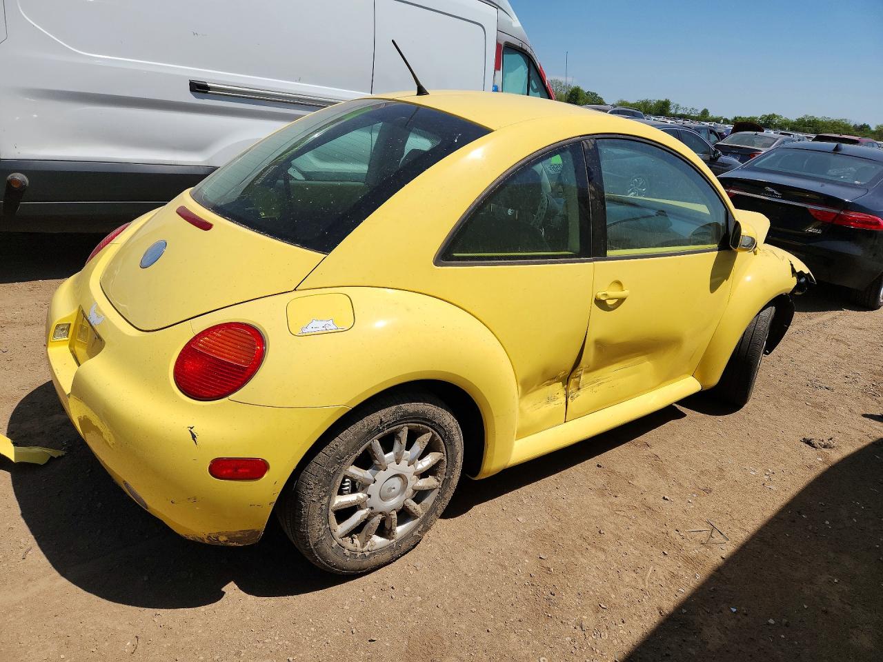 2005 Volkswagen New Beetle Gls Yellow vin: 3VWCK31C65M401264