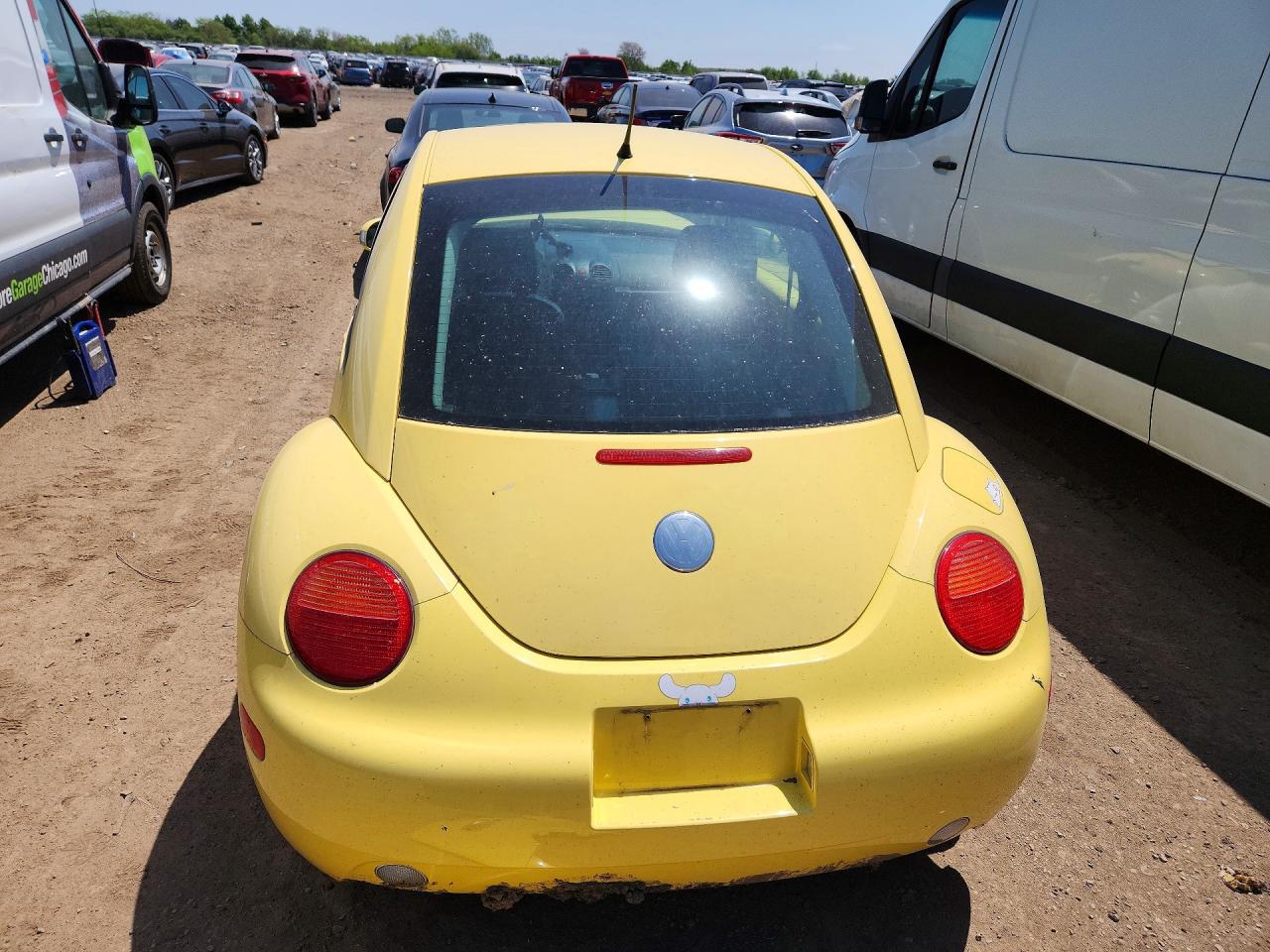 2005 Volkswagen New Beetle Gls Yellow vin: 3VWCK31C65M401264