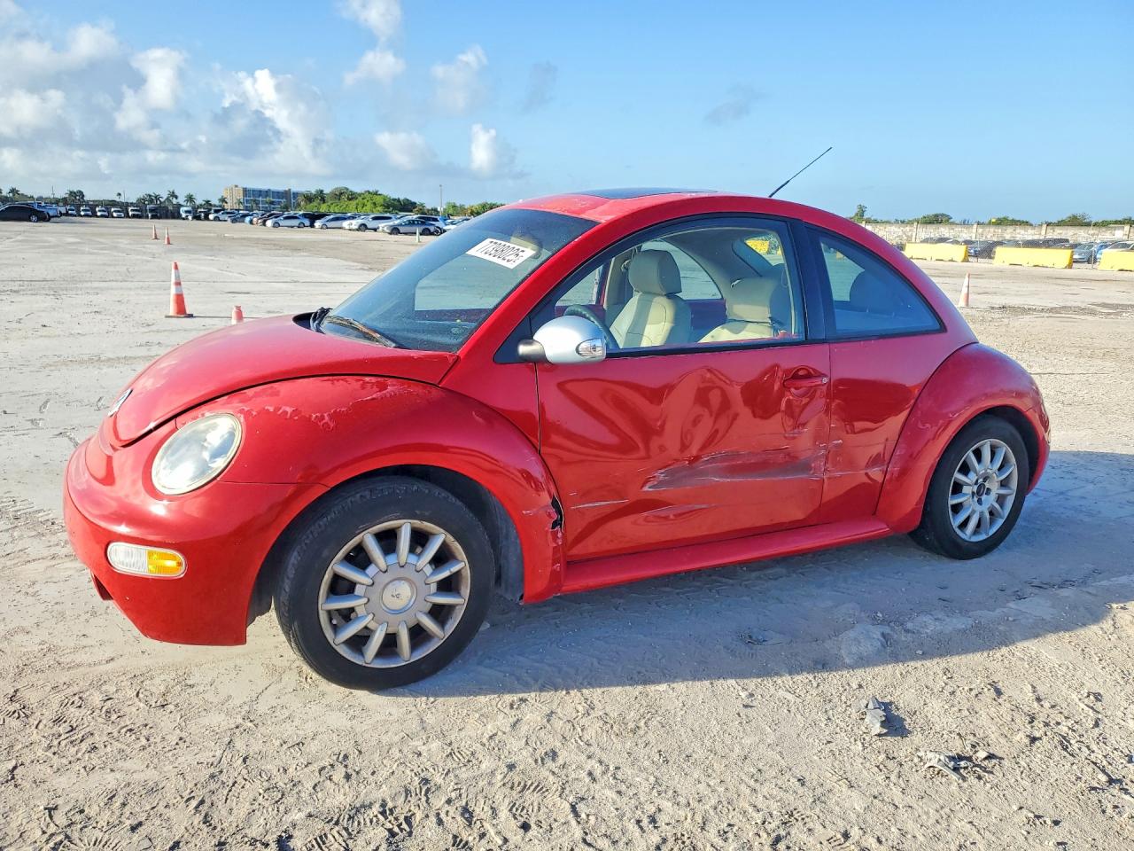 2005 Volkswagen New Beetle Gls Red vin: 3VWCK31C75M411902