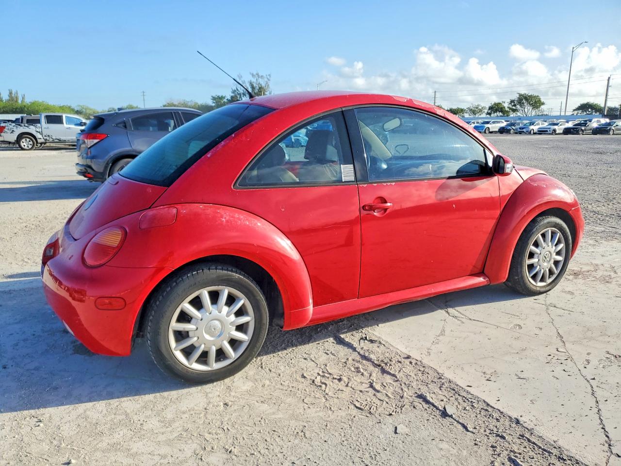2005 Volkswagen New Beetle Gls Red vin: 3VWCK31C75M411902