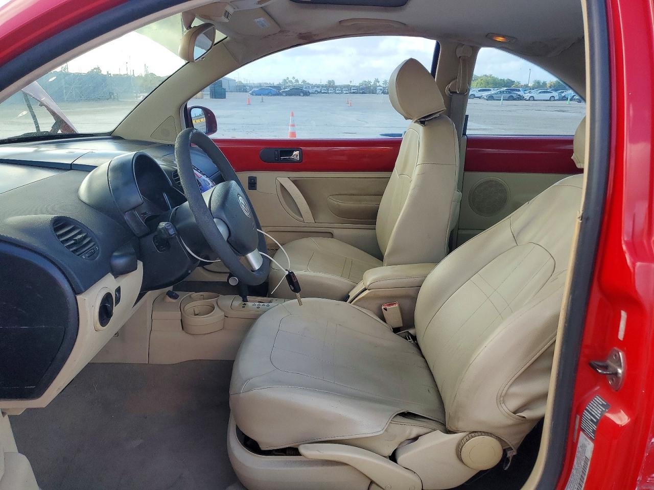 2005 Volkswagen New Beetle Gls Red vin: 3VWCK31C75M411902