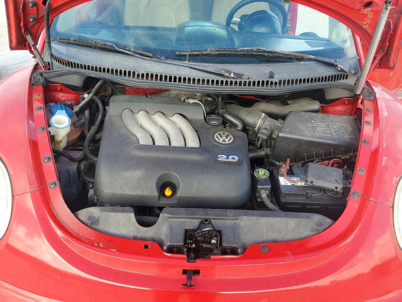 2005 Volkswagen New Beetle Gls Red vin: 3VWCK31C75M411902