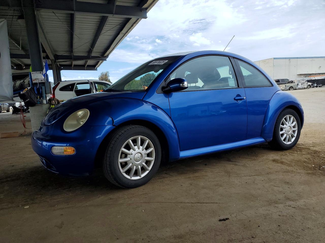 2004 Volkswagen New Beetle Gls Blue vin: 3VWCK31CX4M404439