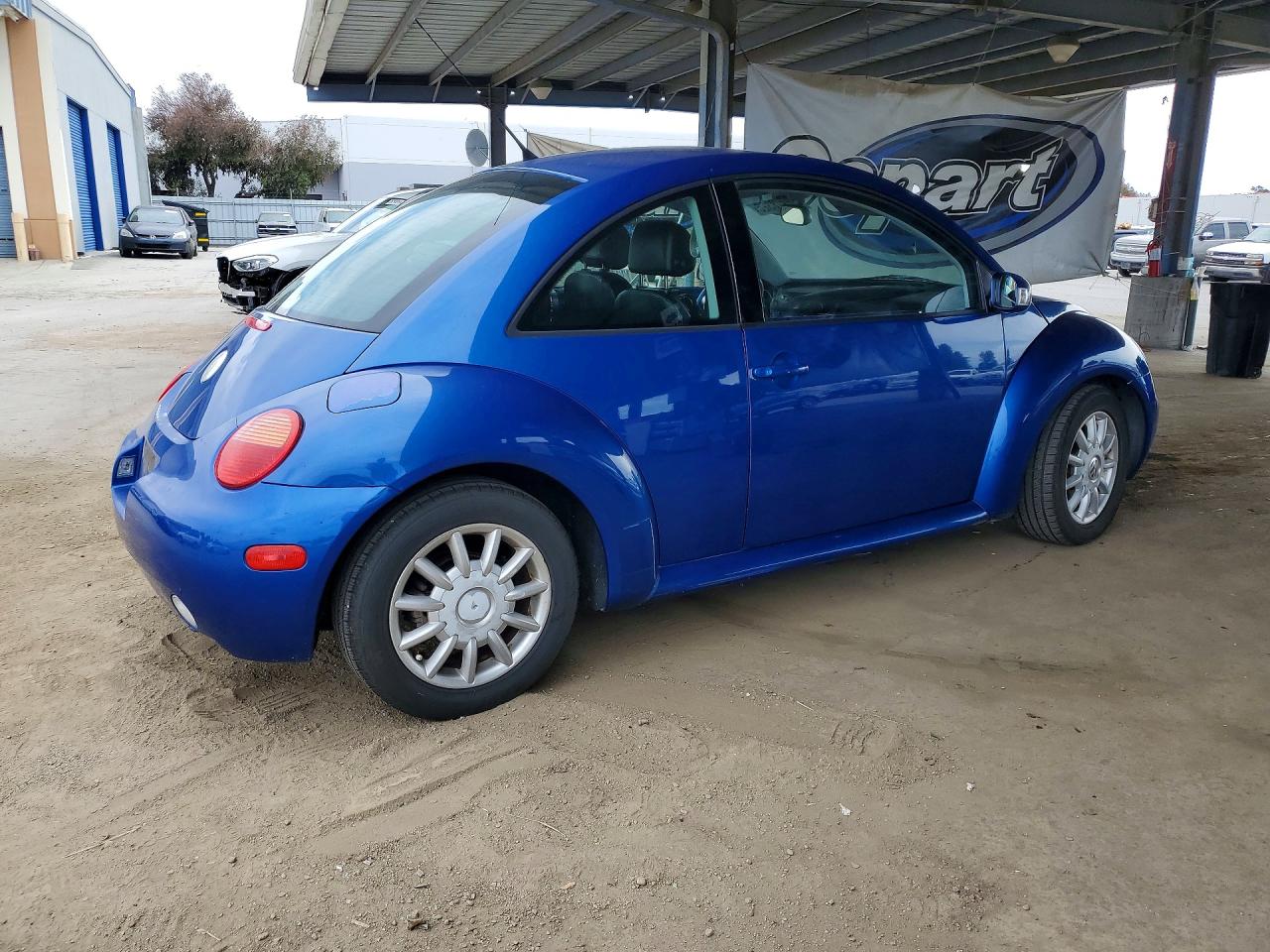 2004 Volkswagen New Beetle Gls Blue vin: 3VWCK31CX4M404439