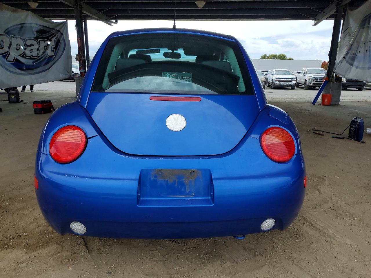 2004 Volkswagen New Beetle Gls Blue vin: 3VWCK31CX4M404439