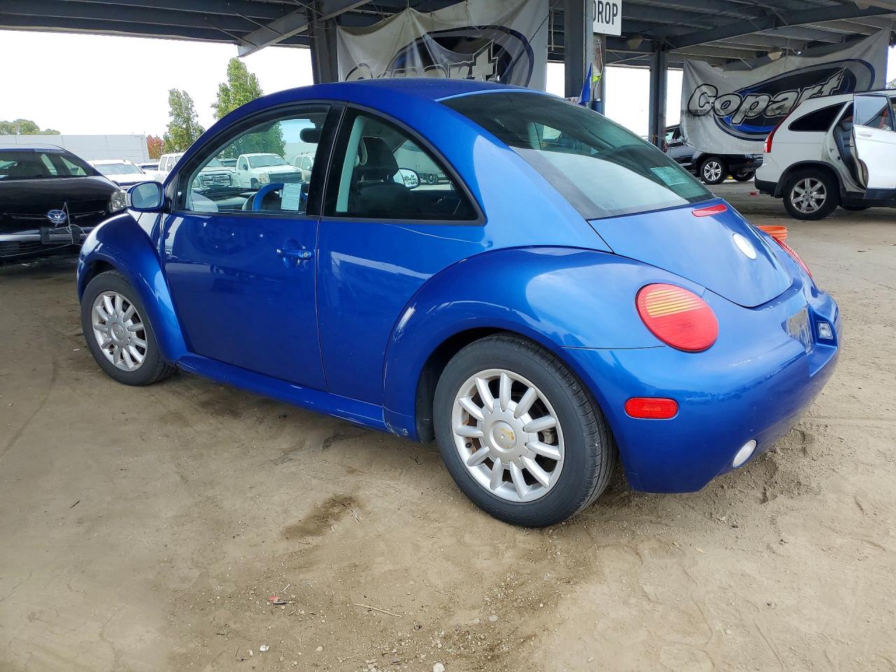 2004 Volkswagen New Beetle Gls Blue vin: 3VWCK31CX4M404439