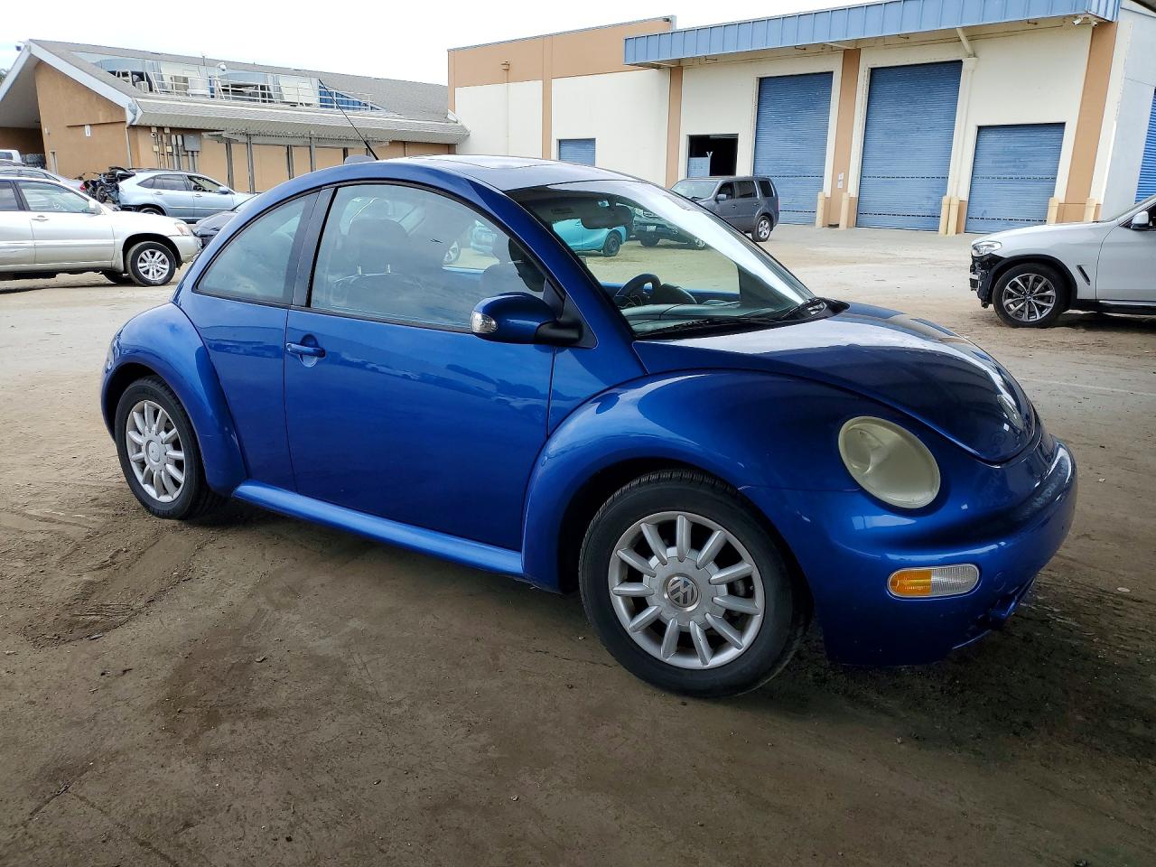 2004 Volkswagen New Beetle Gls Blue vin: 3VWCK31CX4M404439
