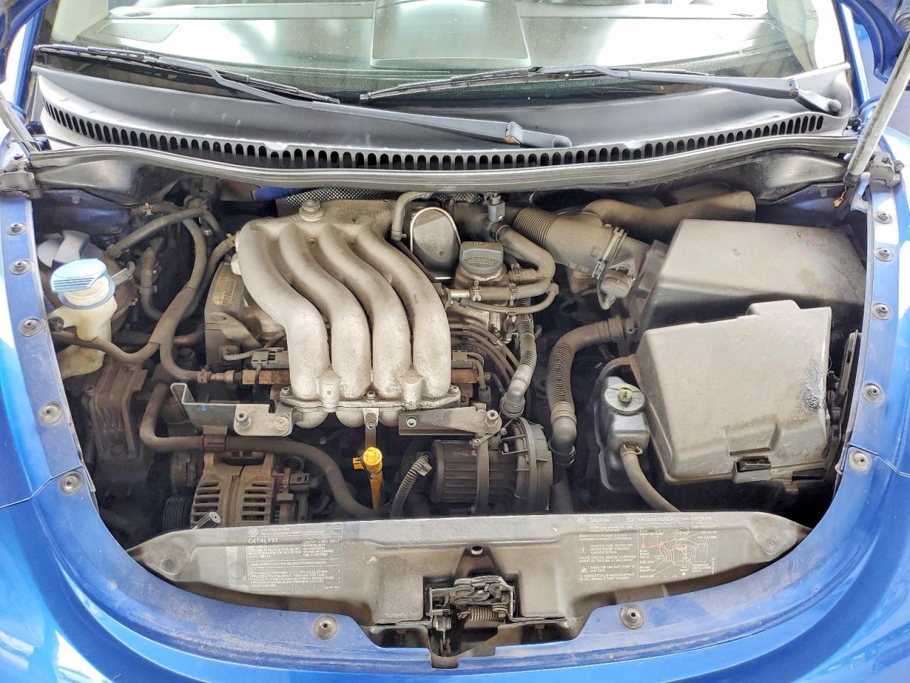 2004 Volkswagen New Beetle Gls Blue vin: 3VWCK31CX4M404439