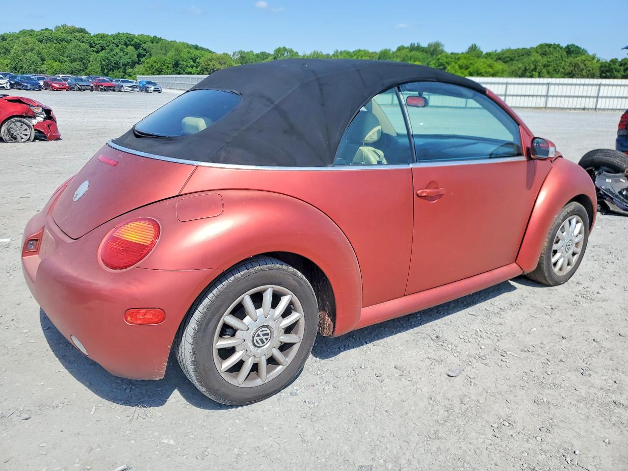 2004 Volkswagen New Beetle Gls Red vin: 3VWCM31Y04M312794