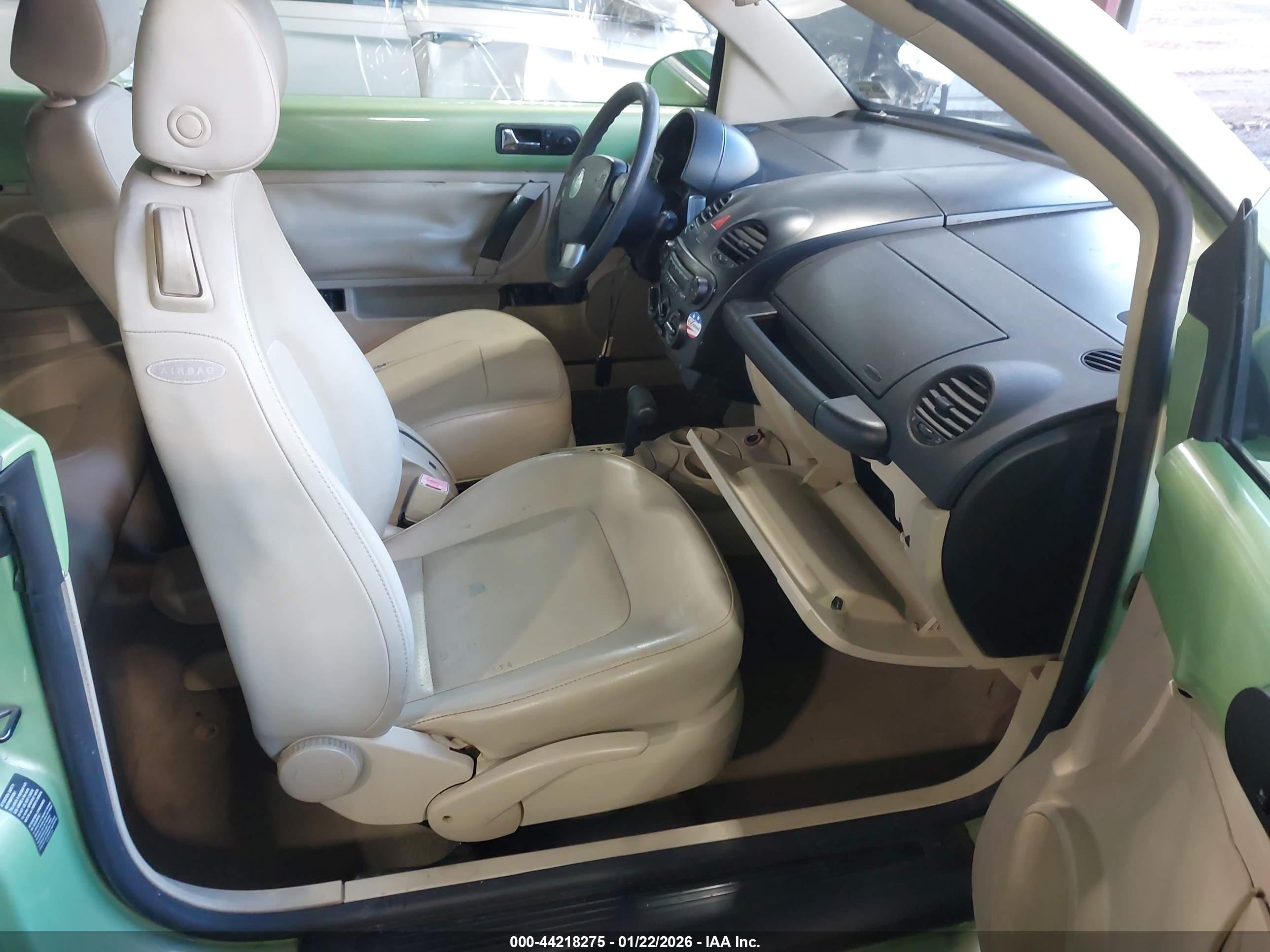 2005 Volkswagen New Beetle Gls Зеленый vin: 3VWCM31Y15M304558