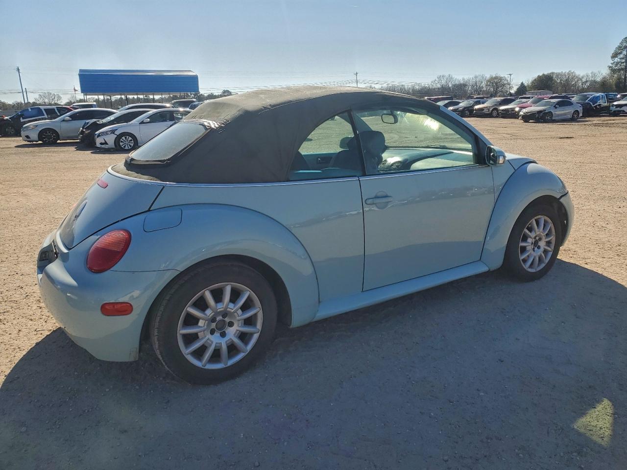 2004 Volkswagen New Beetle Gls Turquoise vin: 3VWCM31Y24M335445