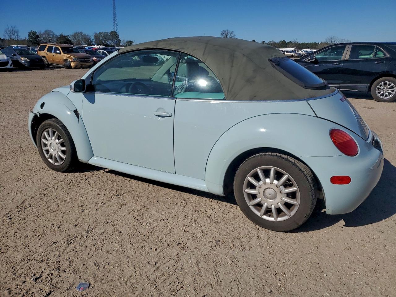 2004 Volkswagen New Beetle Gls Turquoise vin: 3VWCM31Y24M335445
