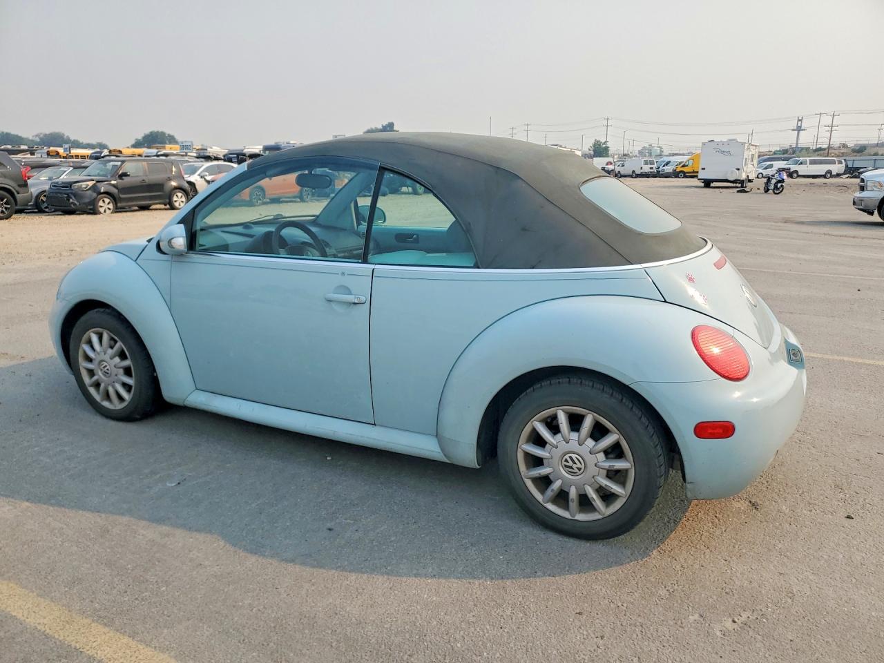 2005 Volkswagen New Beetle Turquoise vin: 3VWCM31Y25M367619