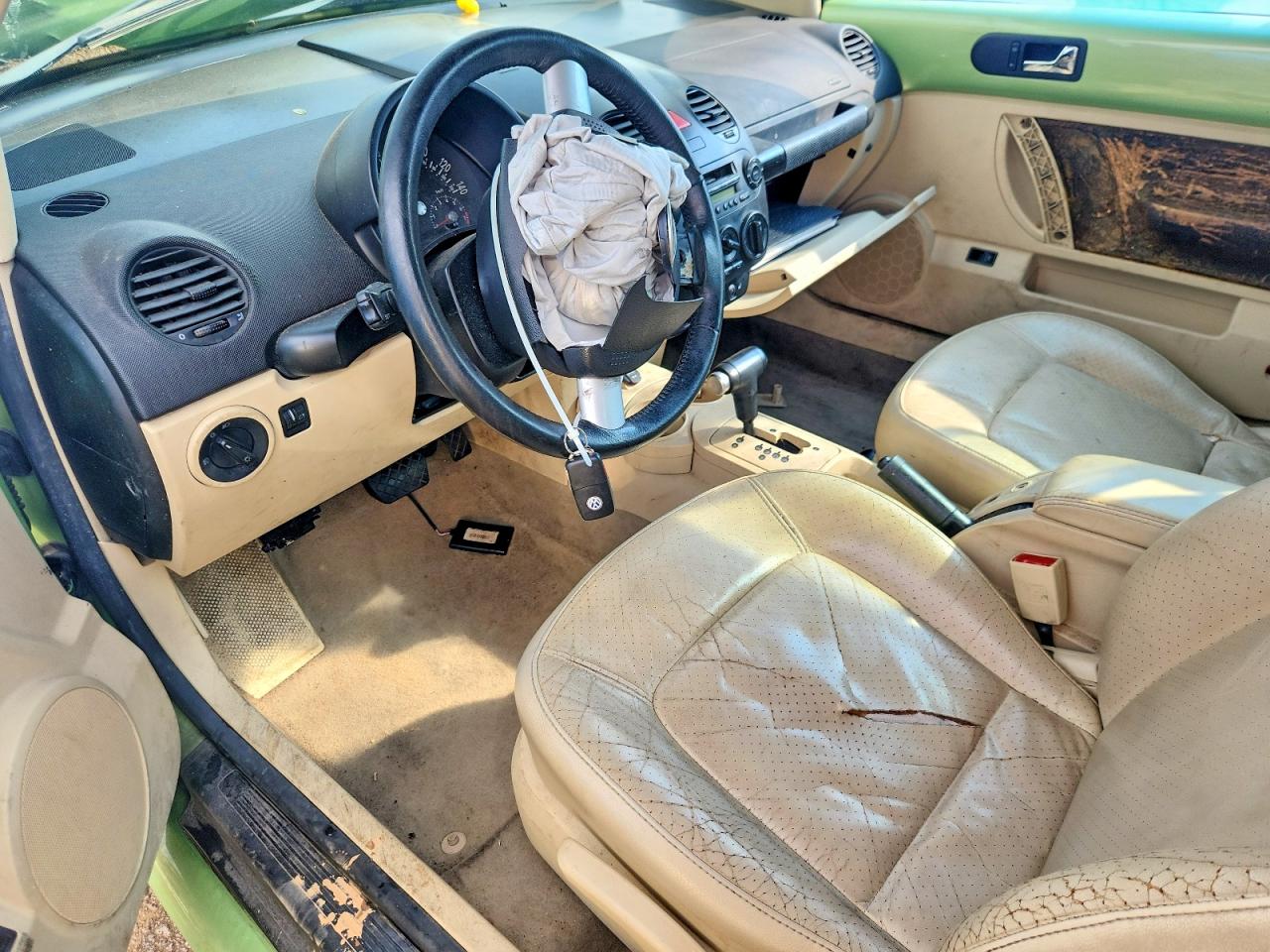 2004 Volkswagen New Beetle Gls Green vin: 3VWCM31Y44M322941