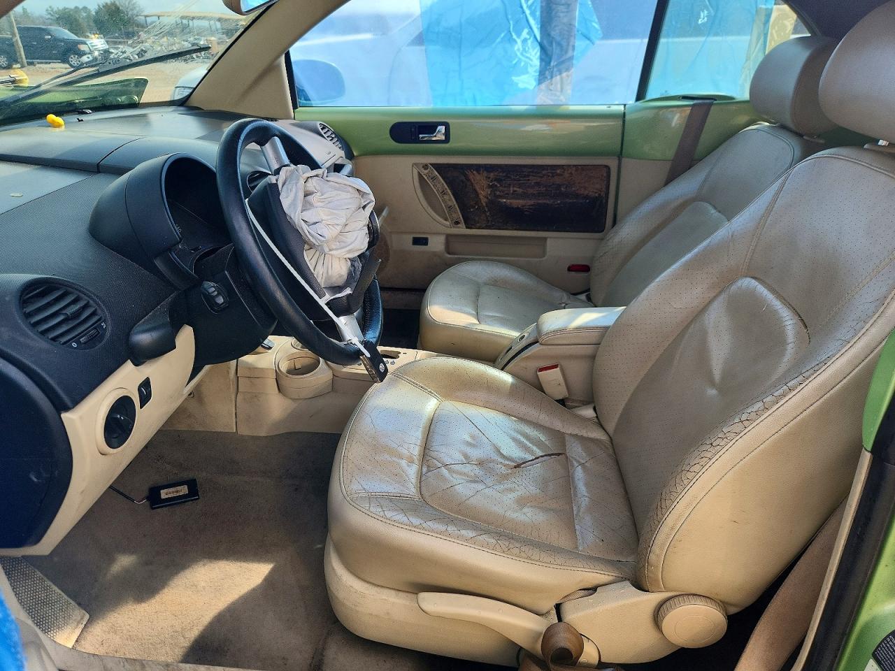 2004 Volkswagen New Beetle Gls Green vin: 3VWCM31Y44M322941