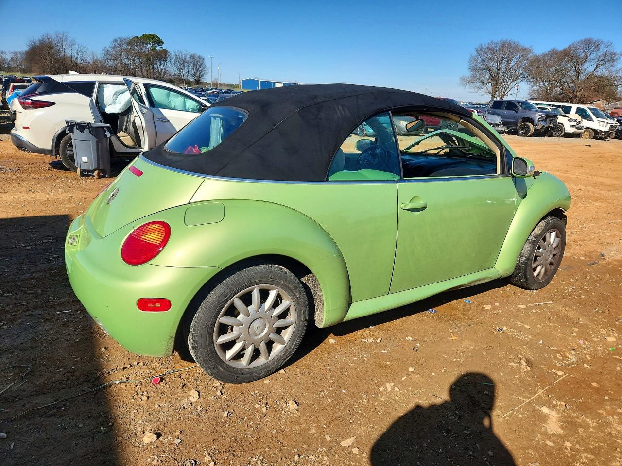2004 Volkswagen New Beetle Gls Green vin: 3VWCM31Y44M322941