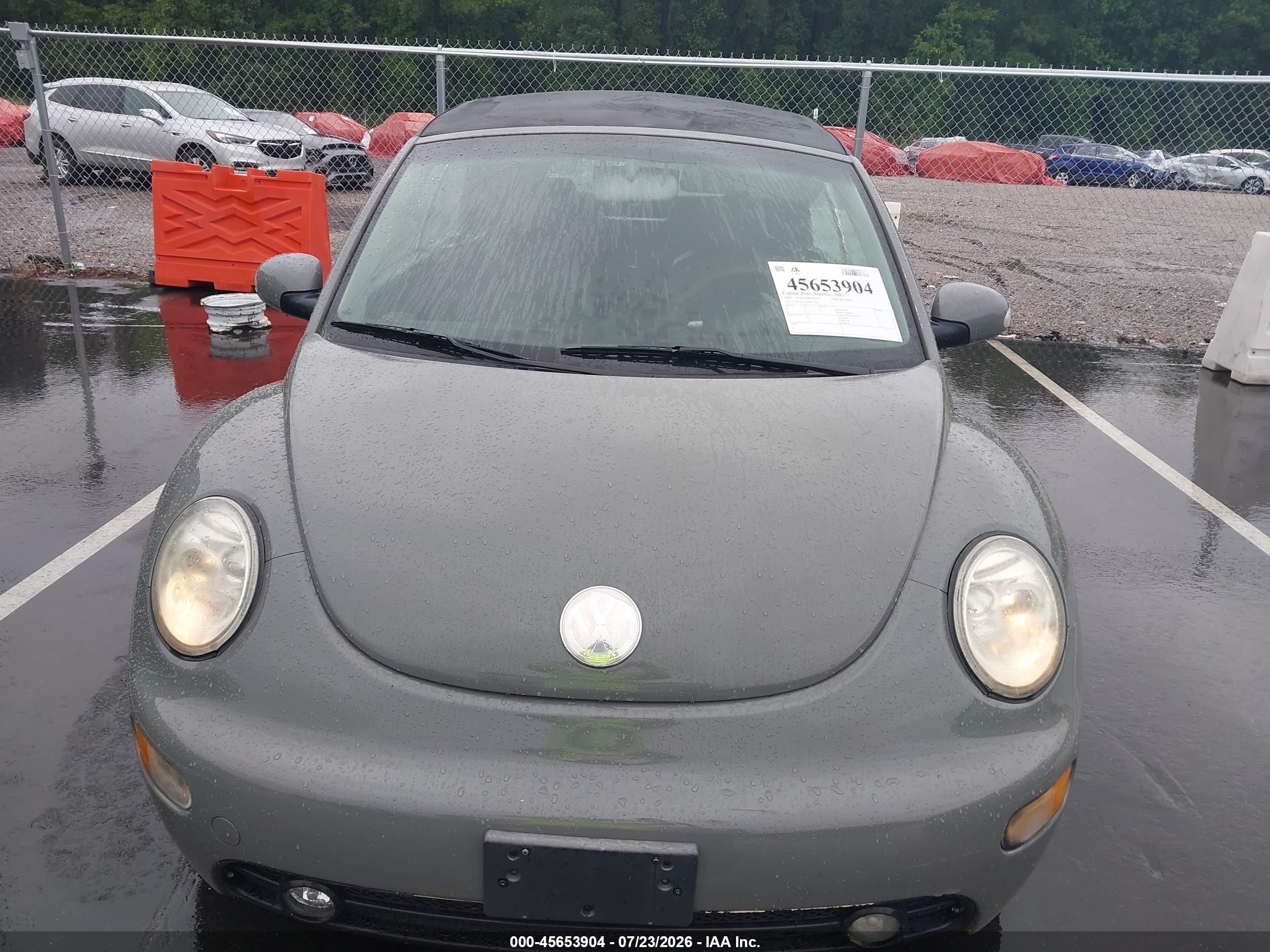 2004 Volkswagen New Beetle Gls Gray vin: 3VWCM31Y44M323605
