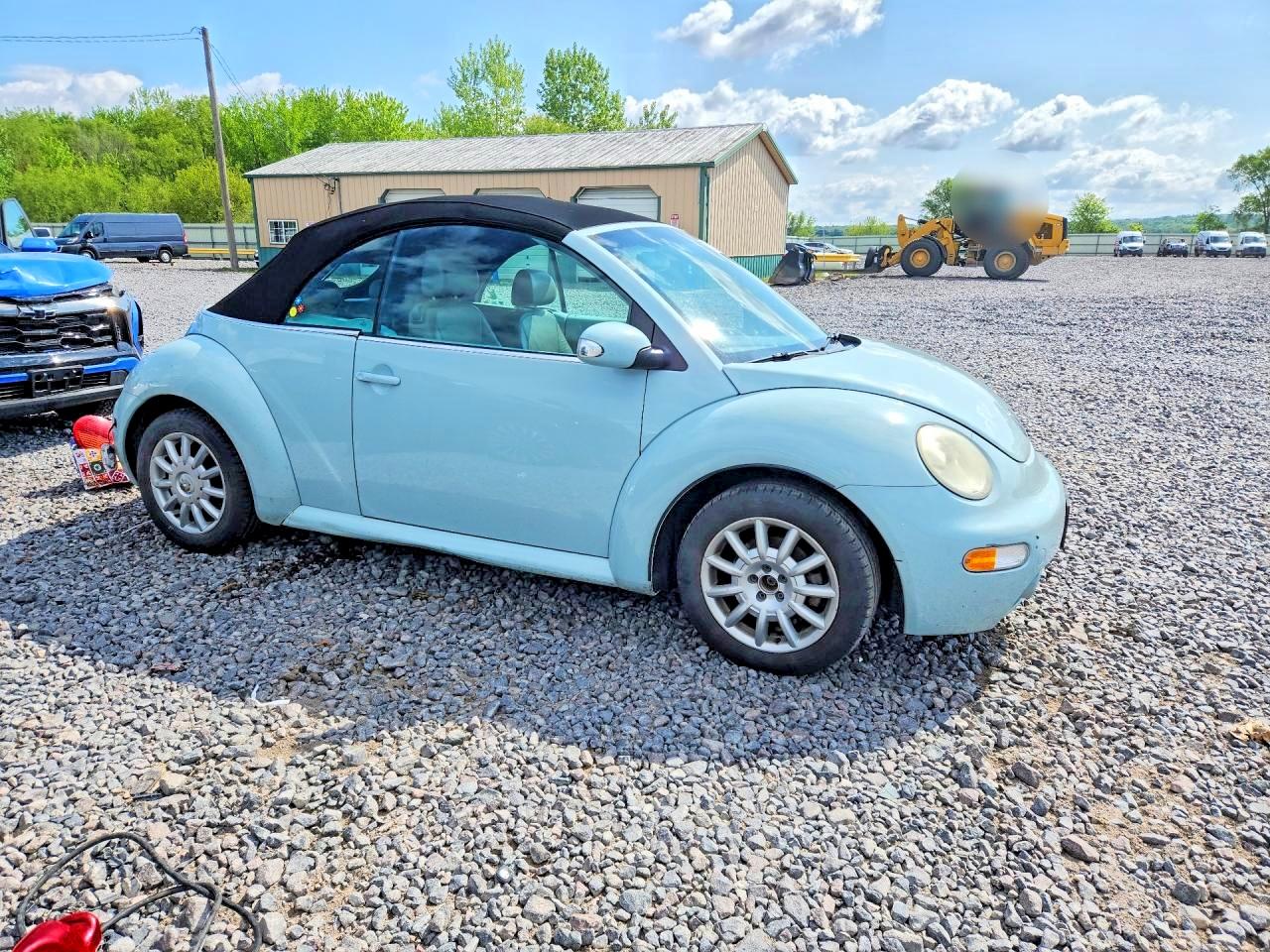 2005 Volkswagen New Beetle Gls Бирюзовый vin: 3VWCM31Y45M358386
