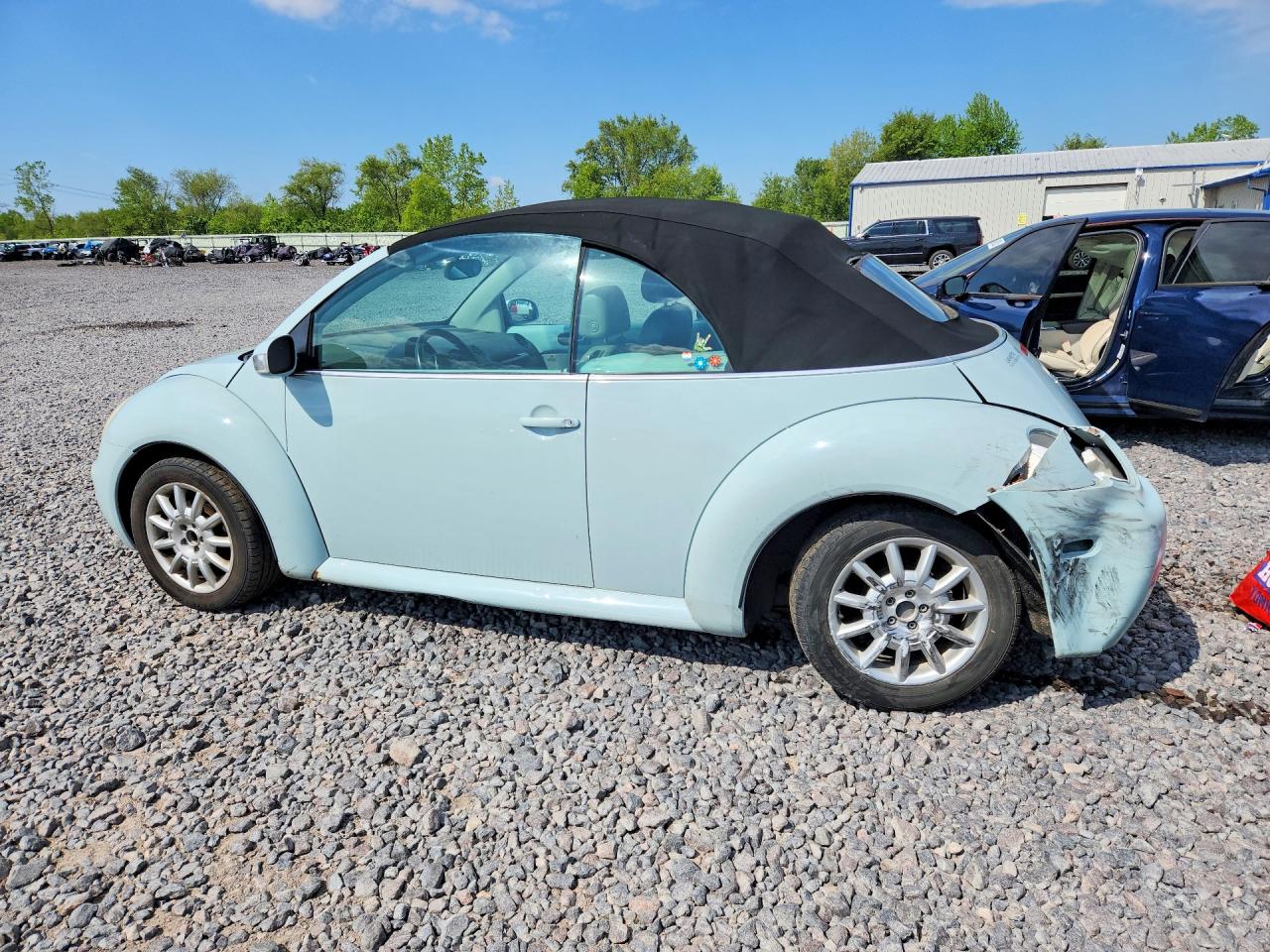 2005 Volkswagen New Beetle Gls Бирюзовый vin: 3VWCM31Y45M358386