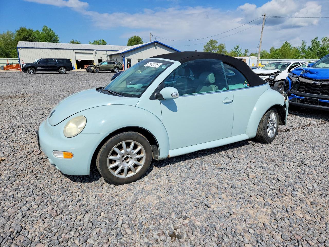 2005 Volkswagen New Beetle Gls Бирюзовый vin: 3VWCM31Y45M358386